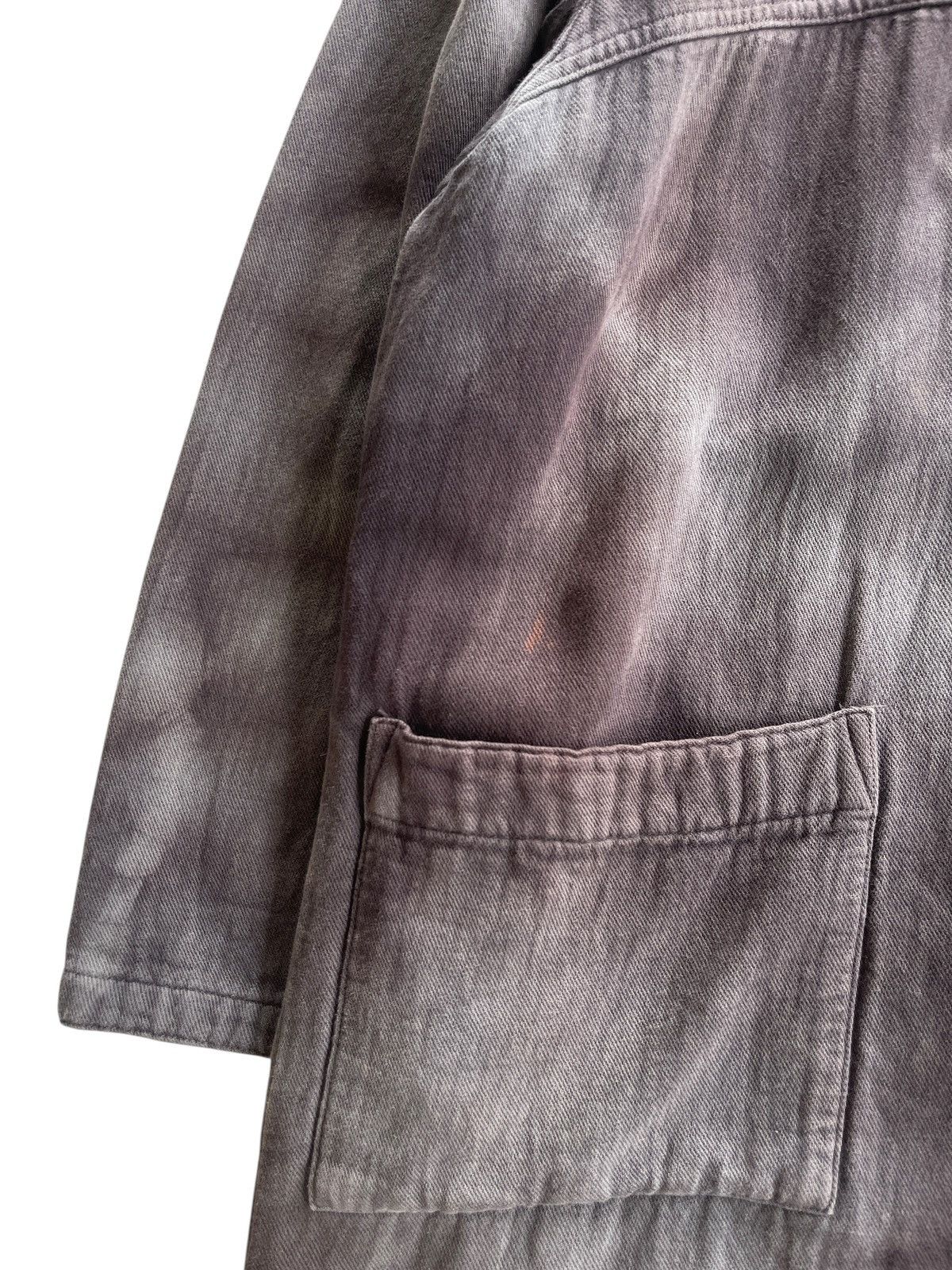 Japanese Brand Mr.Michiko Linen Dyed Duster Issey Miyake Style Trenchcoat Size US XL / EU 56 / 4 - 8 Thumbnail