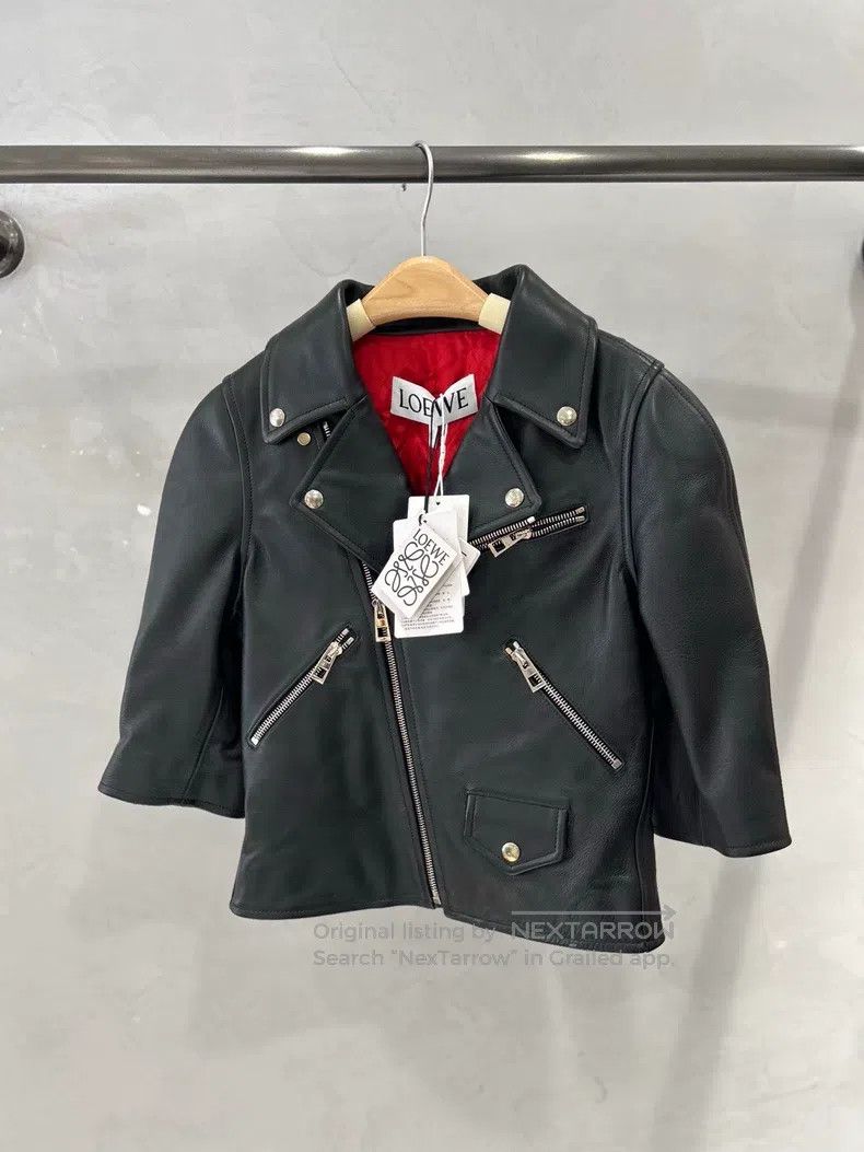 Loewe Loewe Leather jacket Size XXS / US 00 / IT 34 - 1 Thumbnail