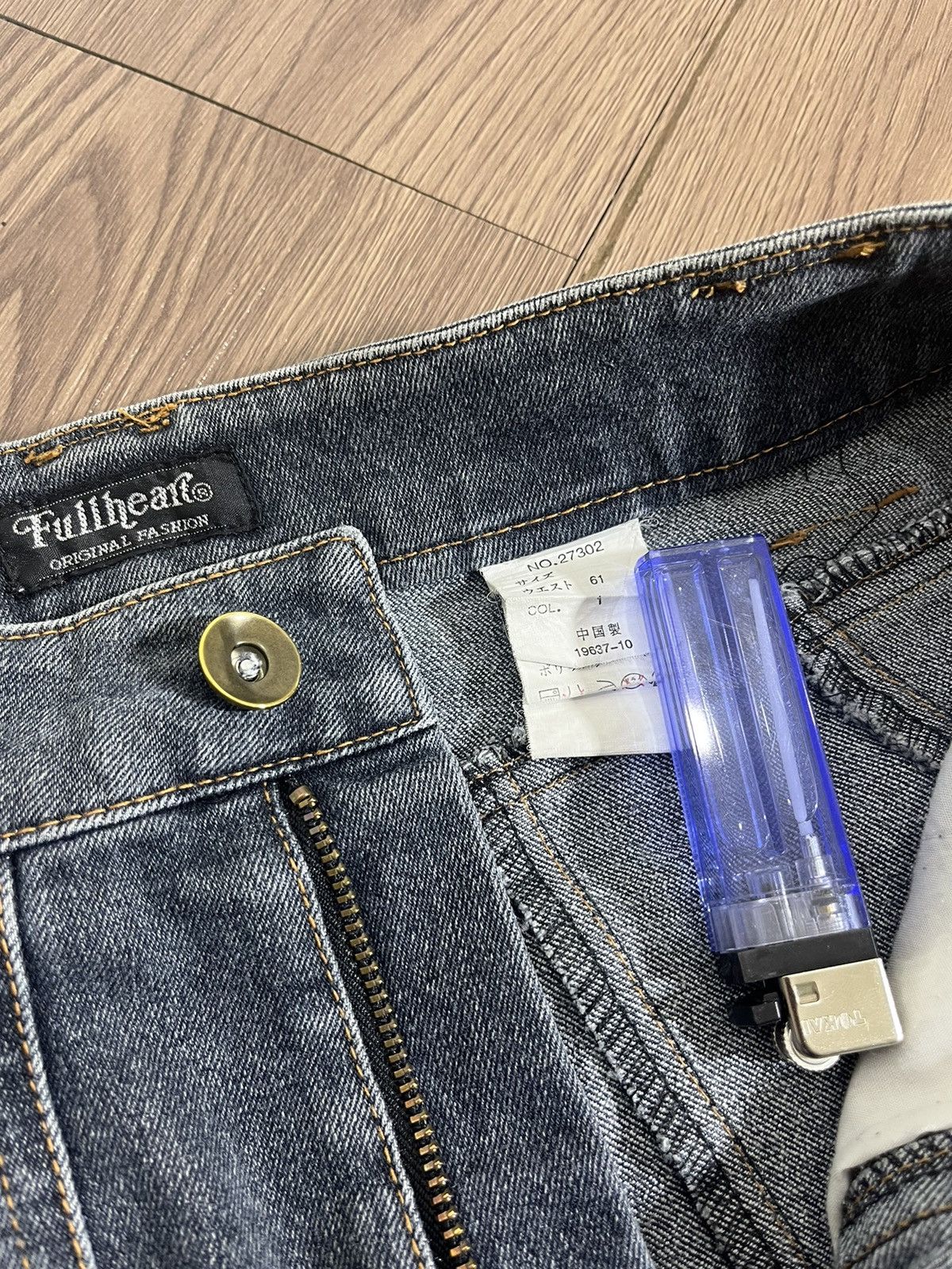 Hysteric Glamour × Japanese Brand Vintage Fullheart Japanese Brand Flared Wash Jeans Size US 27 - 10 Thumbnail
