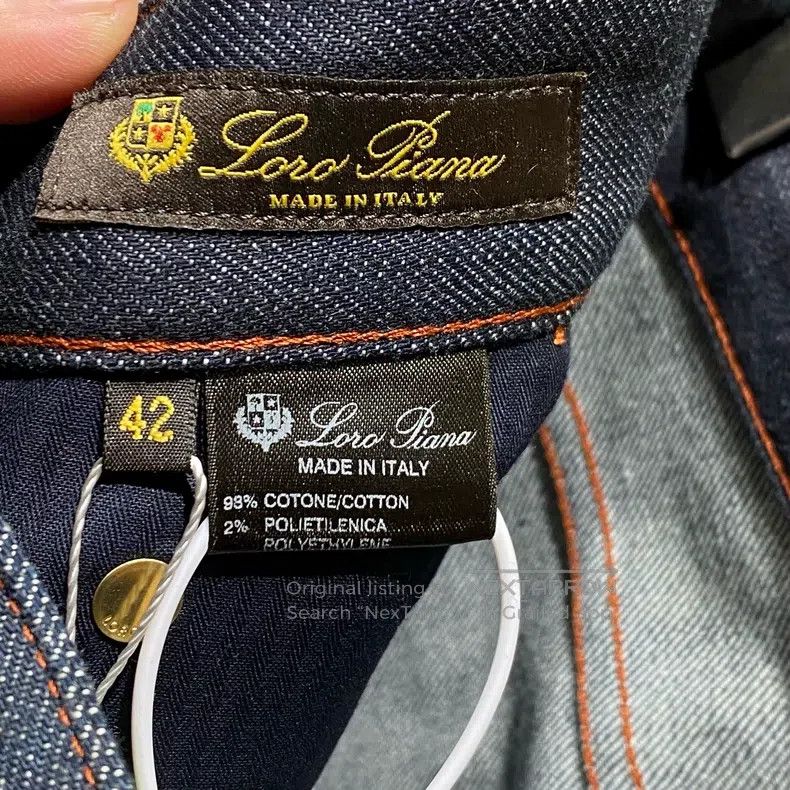 Loro Piana Loro Piana Dark Blue Denim Pants Size 27" / US 4 / IT 40 - 3 Thumbnail