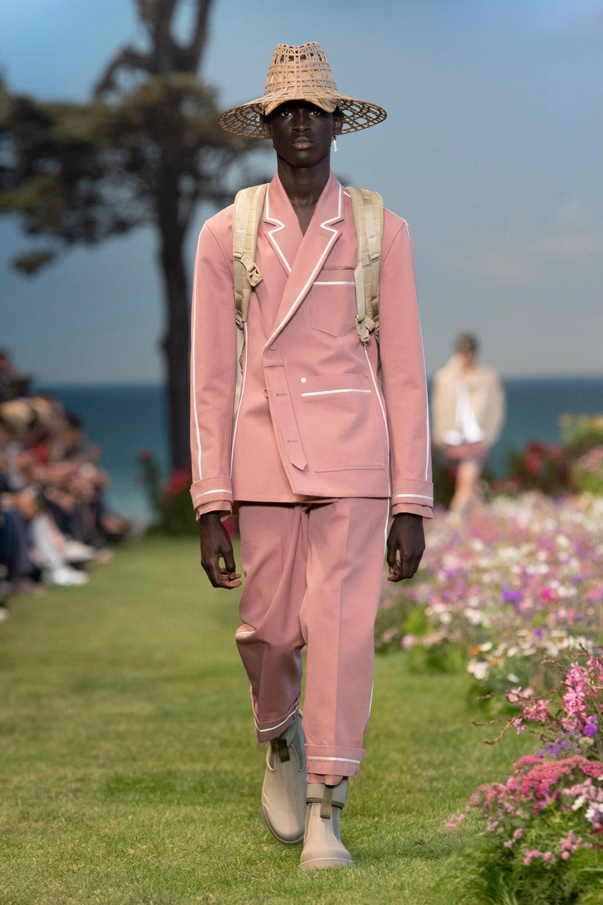 Dior o1bcso1str1224 Gardener's Jacket in Pink Size US XL / EU 56 / 4 - 4 Thumbnail