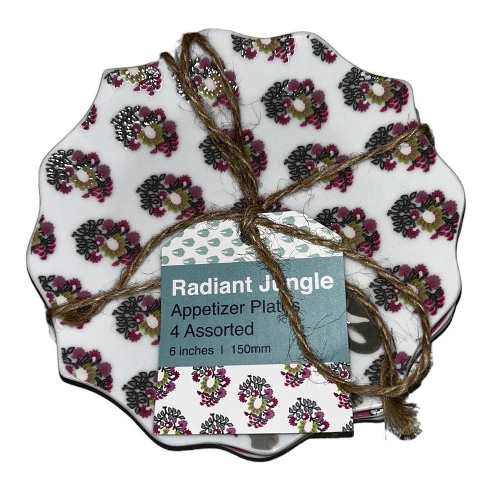 Designer World Market l NWT Boho Appetizer Plates Size ONE SIZE - 2 Thumbnail
