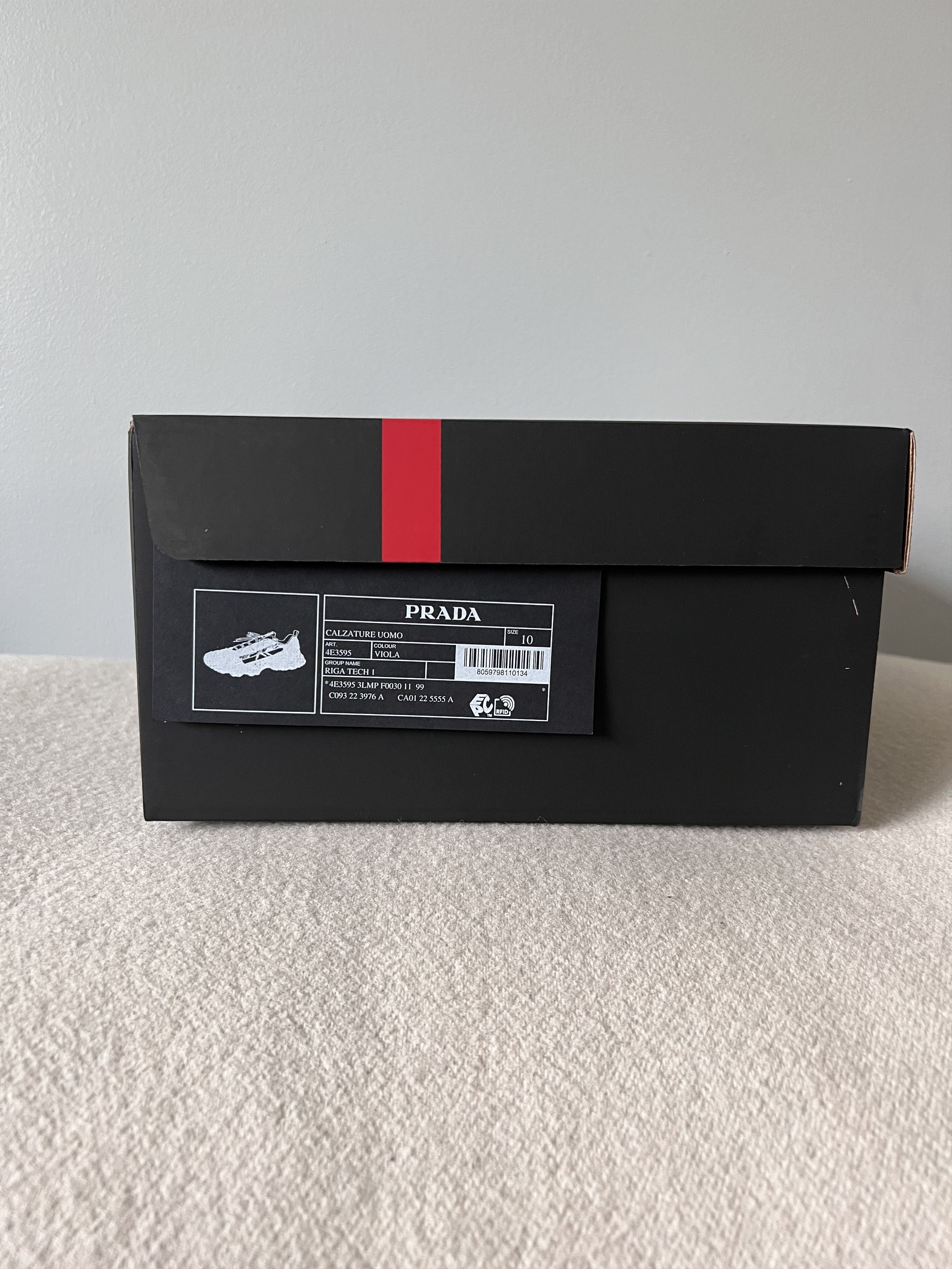 Prada Prada Collision Cross Sneakers in Black Violet Size US 11 / EU 44 - 9 Thumbnail