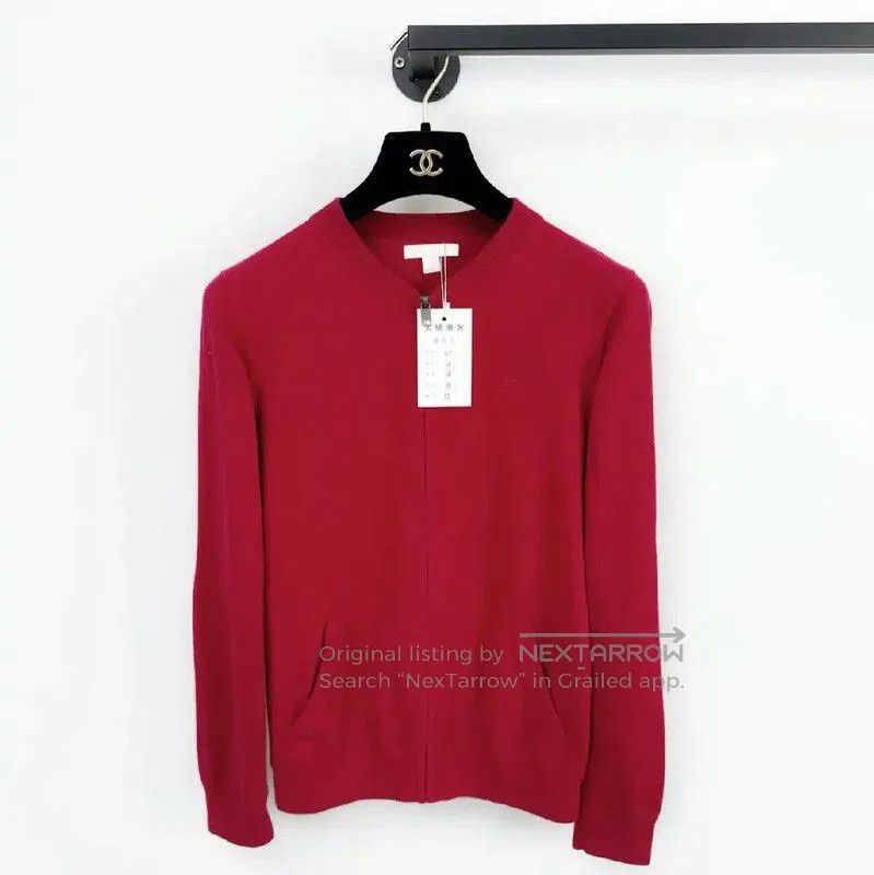 Burberry Burberry Women's Rose Red Knitted Cardigan. Size M / US 6-8 / IT 42-44 - 1 Thumbnail