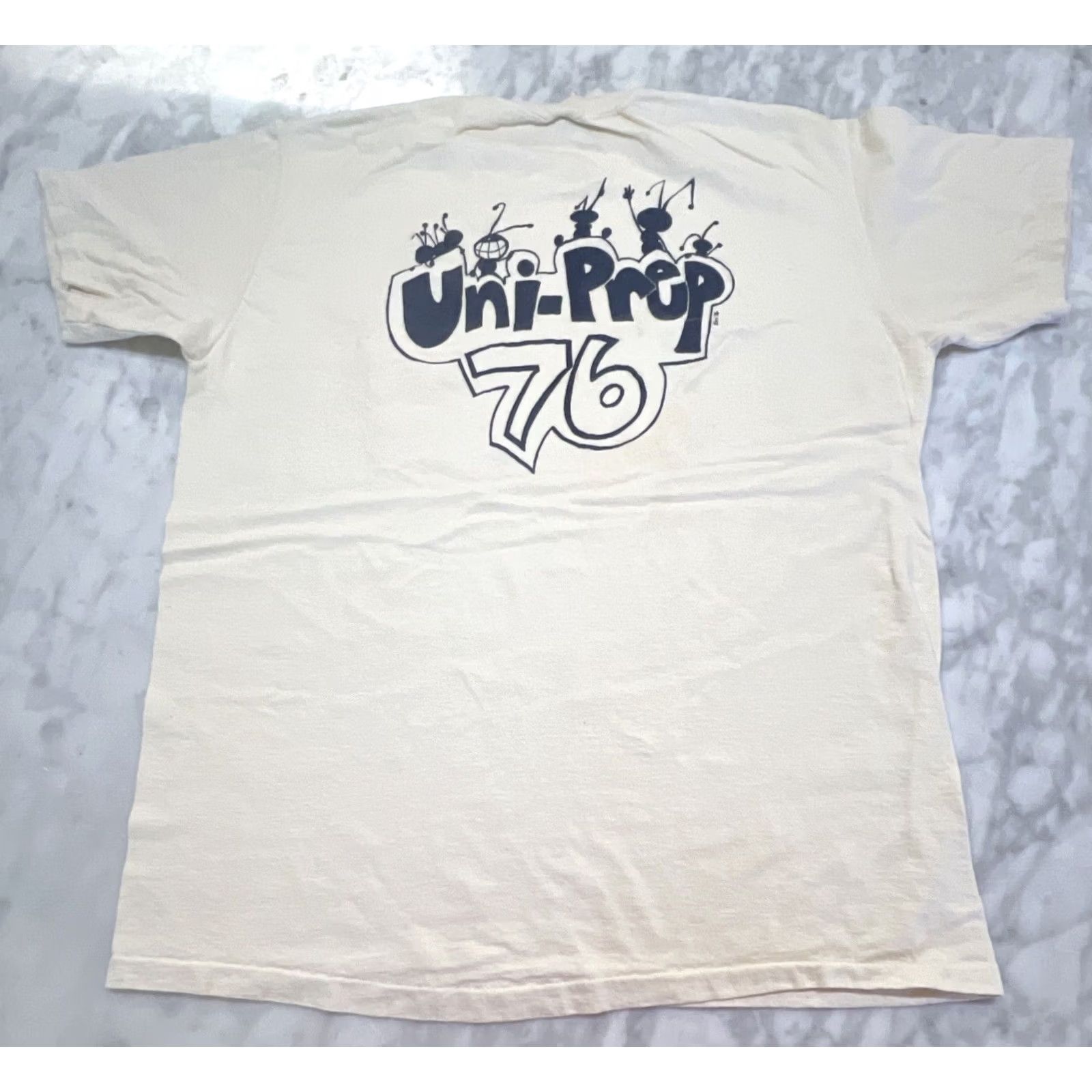 X-LARGE Vintage Stedman T Shirt Men’s X-Large Short Sleeves 1976 Single stitch Beige Size US XL / EU 56 / 4 - 2 Thumbnail