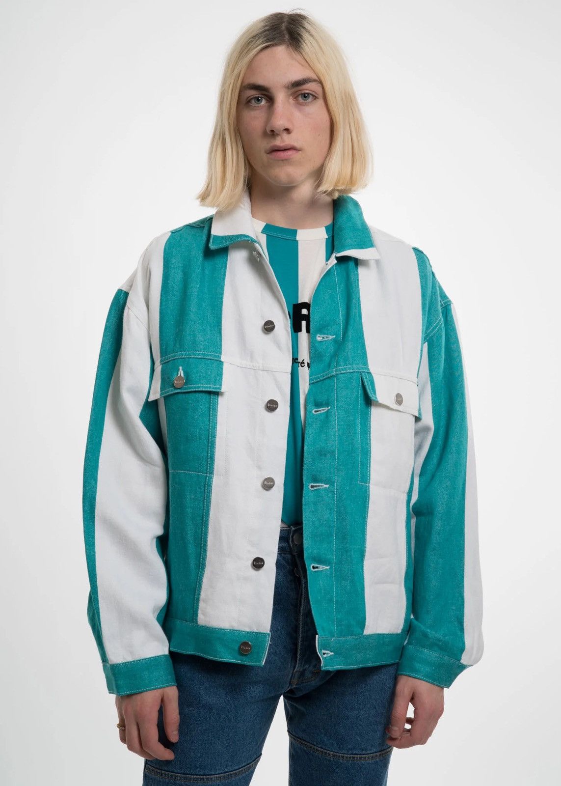 Etudes Etudes Stipe Vertige Linen Denim Jacket Size US M / EU 48-50 / 2 - 13 Thumbnail