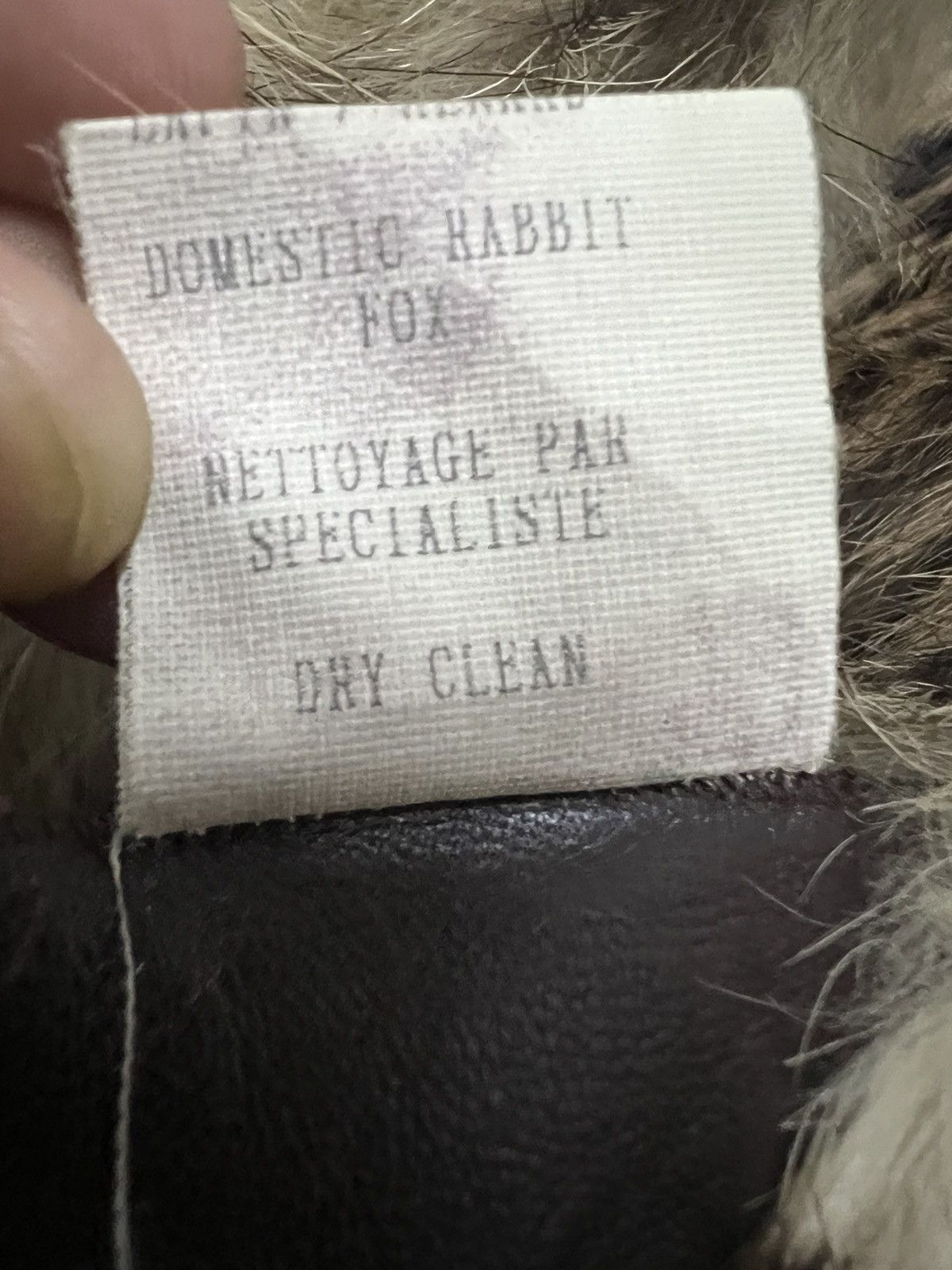 Japanese Brand × Leather Pellessimo Coats, Outerwear Leather Rabbit Size M / US 6-8 / IT 42-44 - 4 Thumbnail
