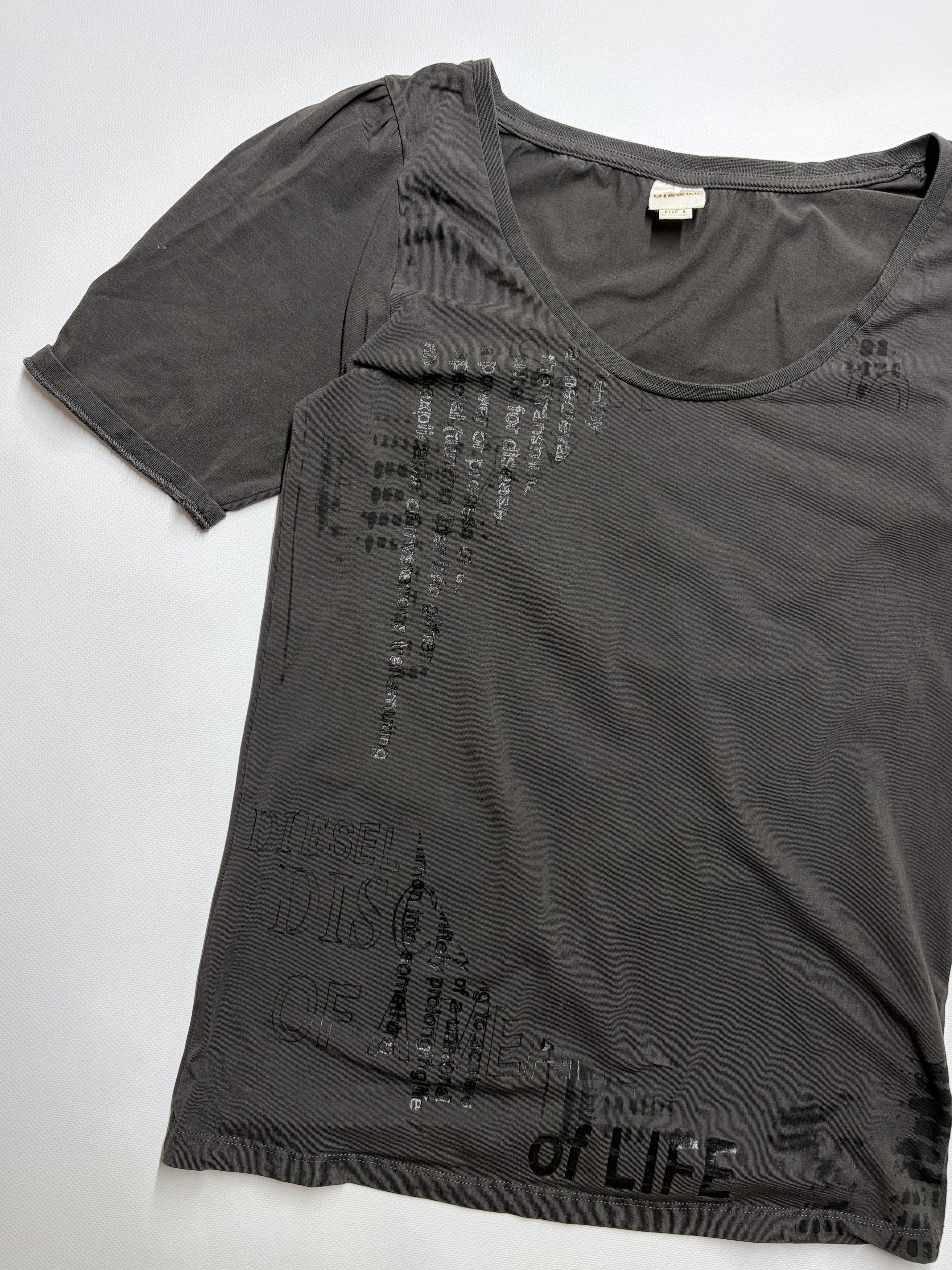 Diesel Diesel Women's Printed T-Shirt Size L / US 10 / IT 46 - 2 Thumbnail