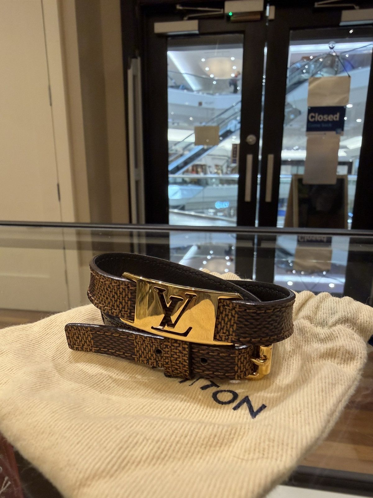 Louis Vuitton Louis Vuitton Leather Wrap Bracelet Size ONE SIZE - 1 Thumbnail