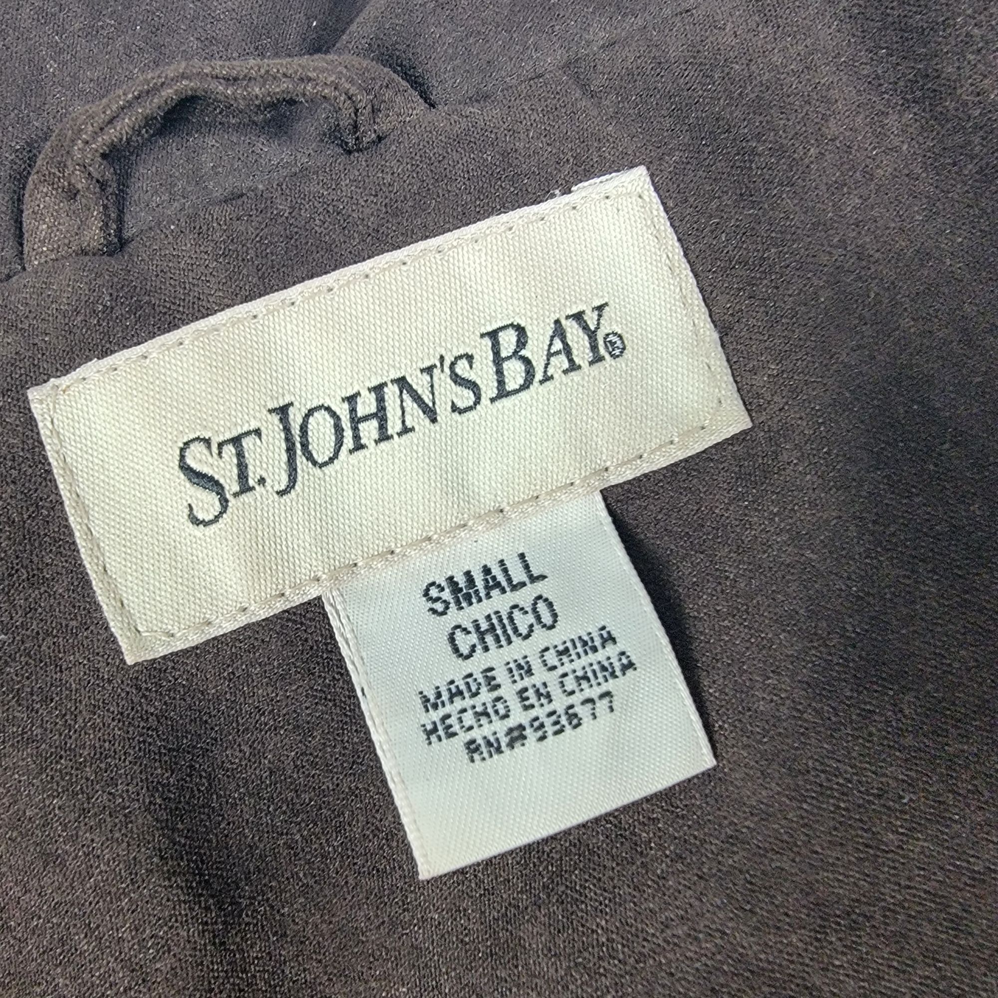 St. Johns Bay St Johns Bay Womens Small Dark Brown Coat Jacket Winter Warm Size S / US 4 / IT 40 - 4 Thumbnail