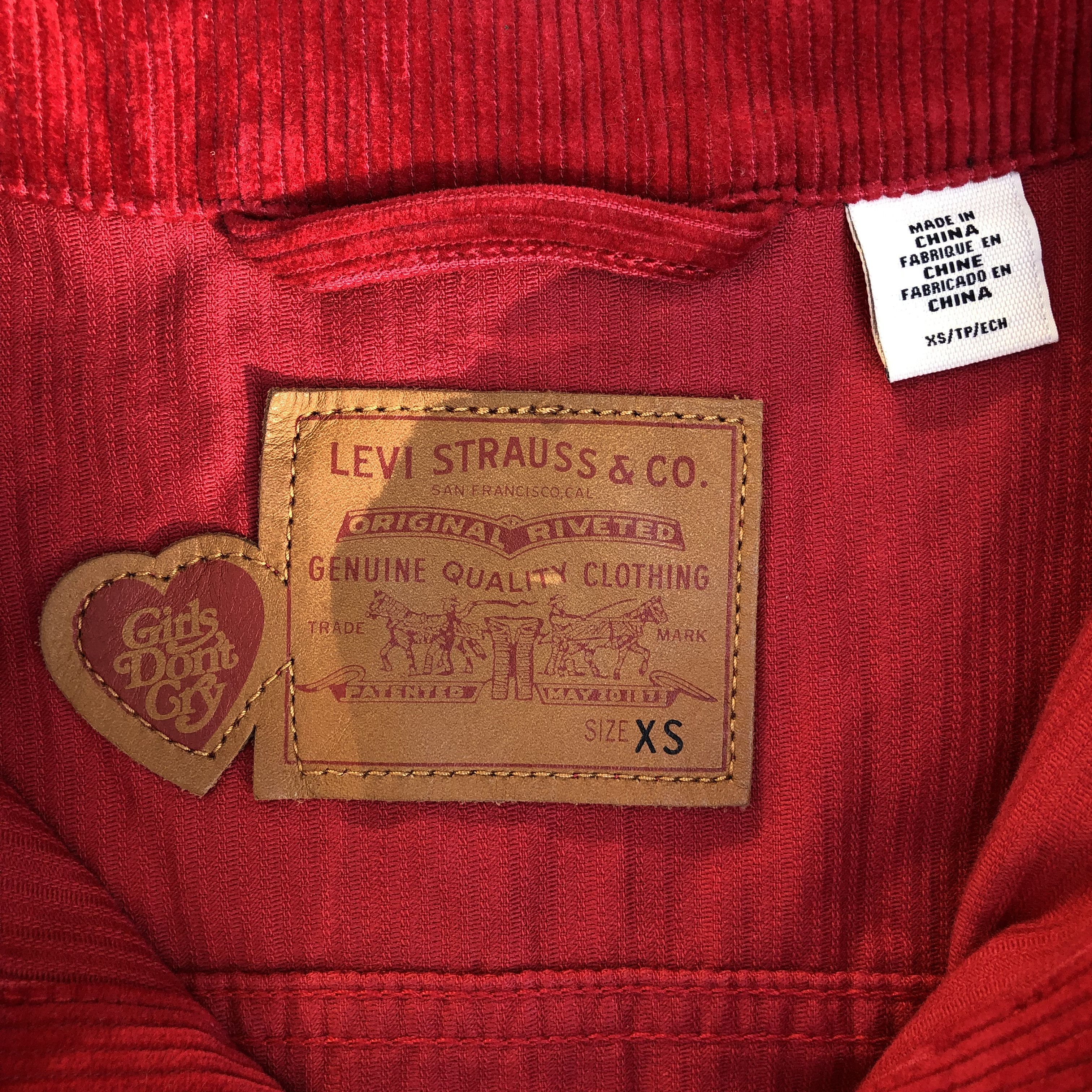 Girls Don't Cry × Levi's Levis x Girls Dont Cry Corduroy Trucker Jacket Size US XS / EU 42 / 0 - 7 Thumbnail