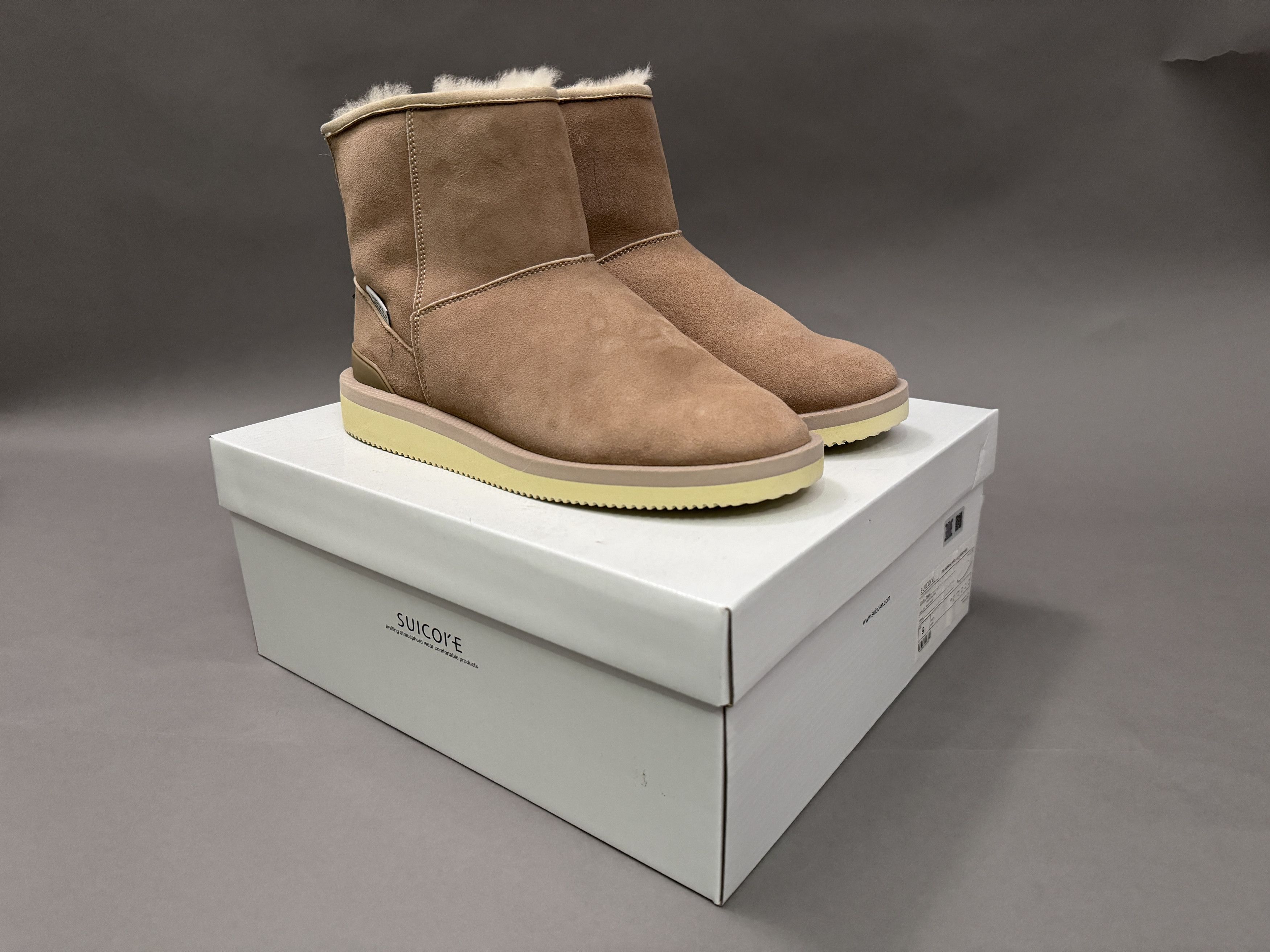 image of Suicoke Beige Els-M2Ab-Lo Boots, Men's (Size 9)