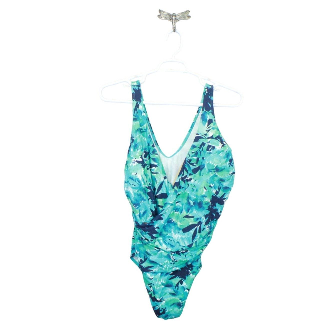 L.L. Bean × Swims LL Bean Shaping Swimwear Tanksuit Watercolor Floral Print Size 3XL / US 20-22 - 1 Thumbnail