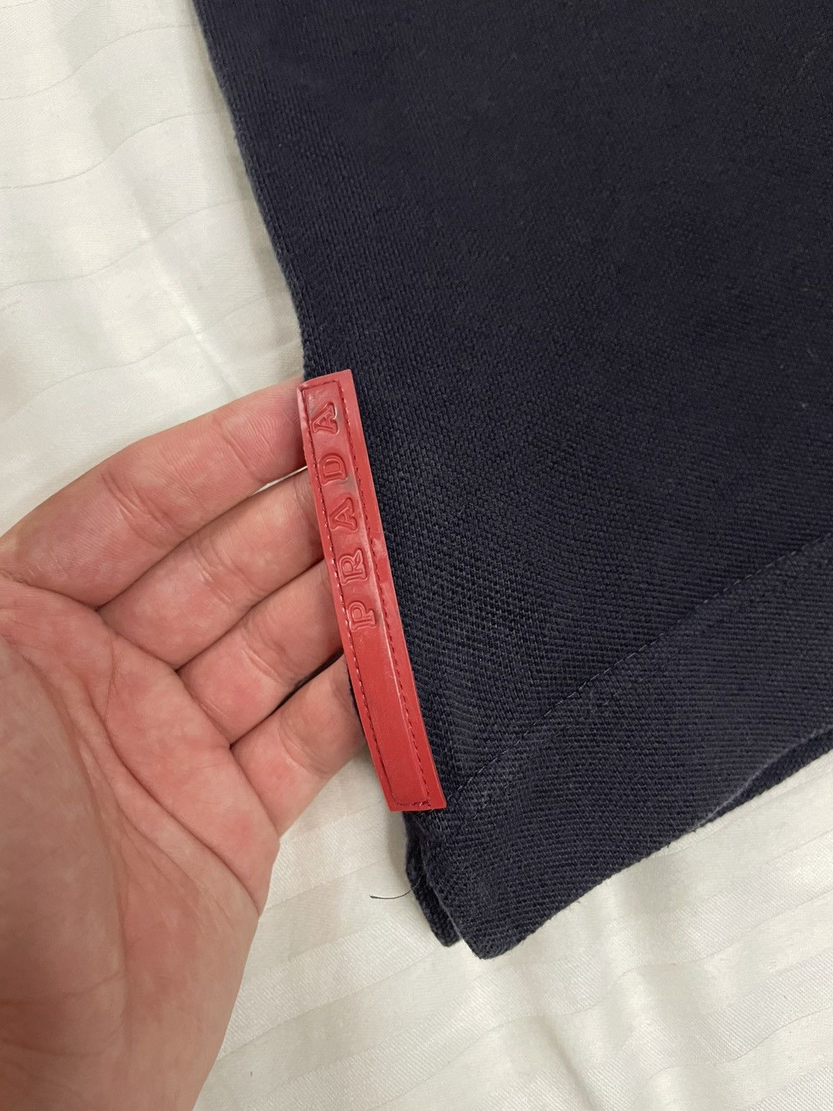Prada Vintage Prada Red Tab Polo Size US XL / EU 56 / 4 - 5 Thumbnail