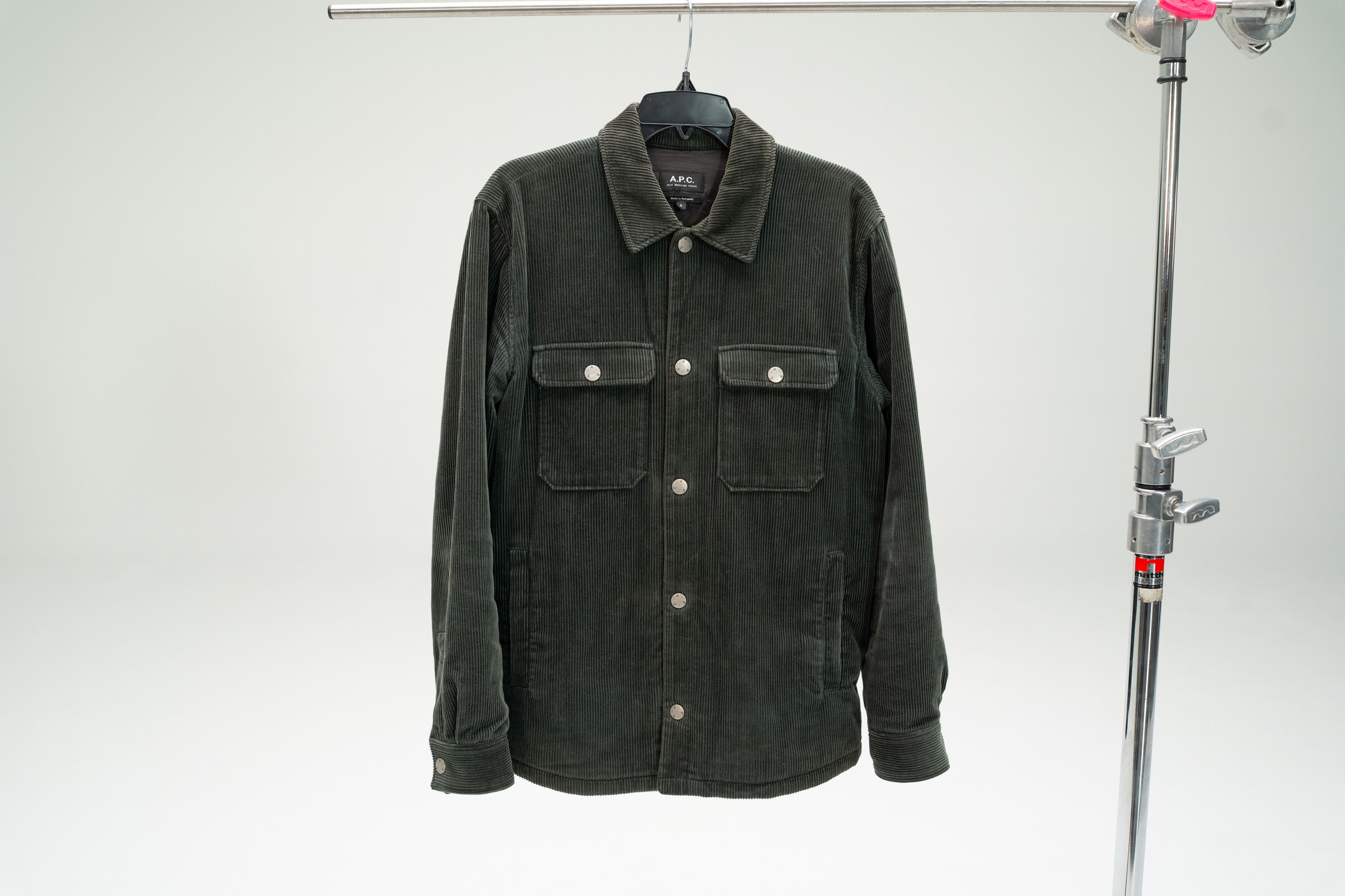 A.P.C. A.P.C. Corduroy Alex Jacket in Dark Green Size US S / EU 44-46 / 1 - 14 Thumbnail