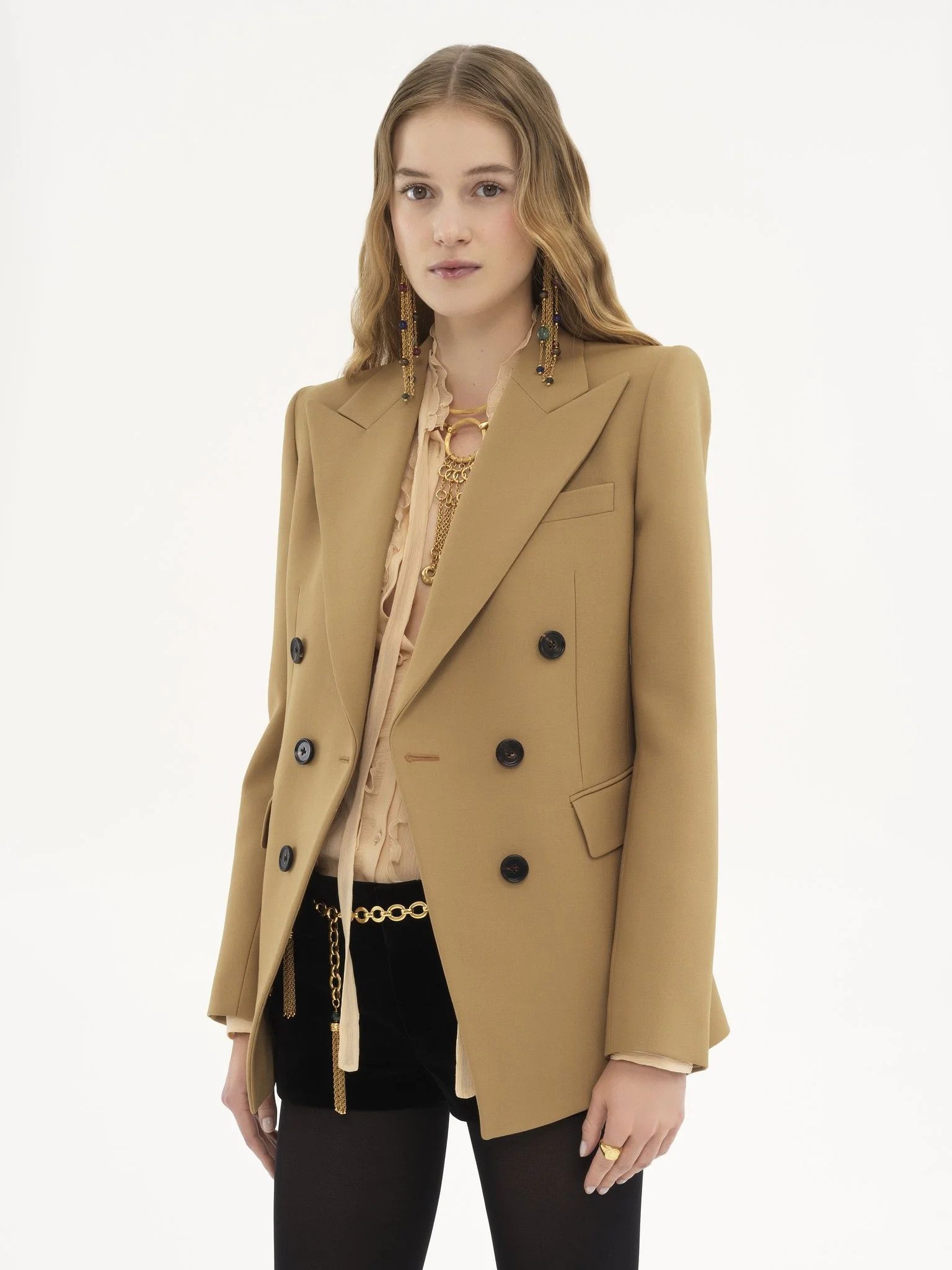 Chloe o1loc1c10226 Jacket in Nut Size S / US 4 / IT 40 - 3 Thumbnail