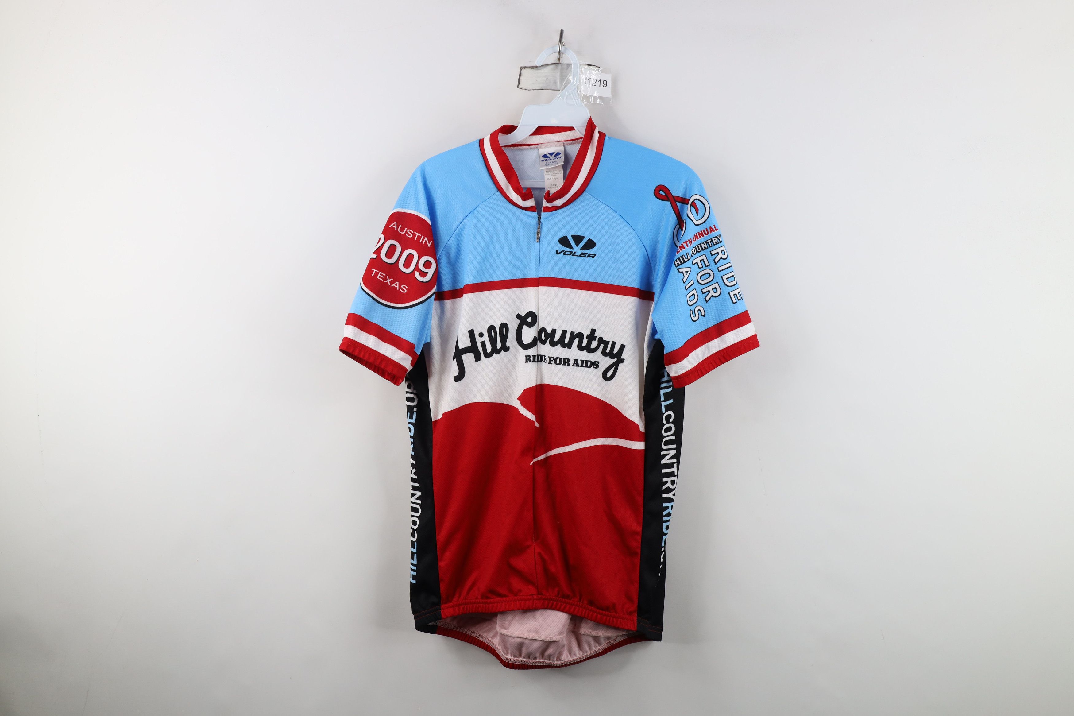 Vintage Voler Hill Country Ride for Aids Bicycle Cycling Jersey USA Size US L / EU 52-54 / 3 - 1 Thumbnail