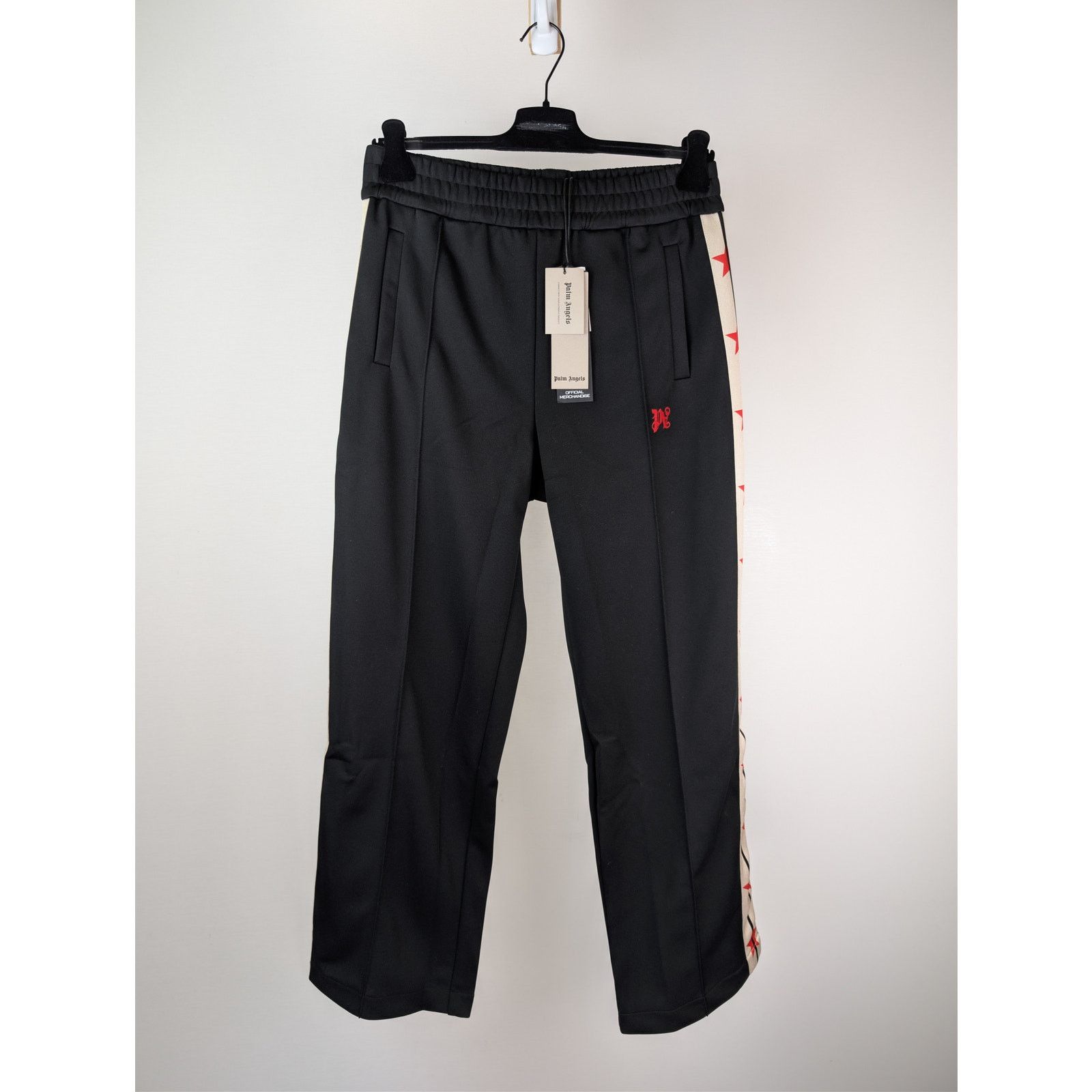 Palm Angels o1rshd1 Track Pant in Black / Red Size US 34 / EU 50 - 2 Thumbnail