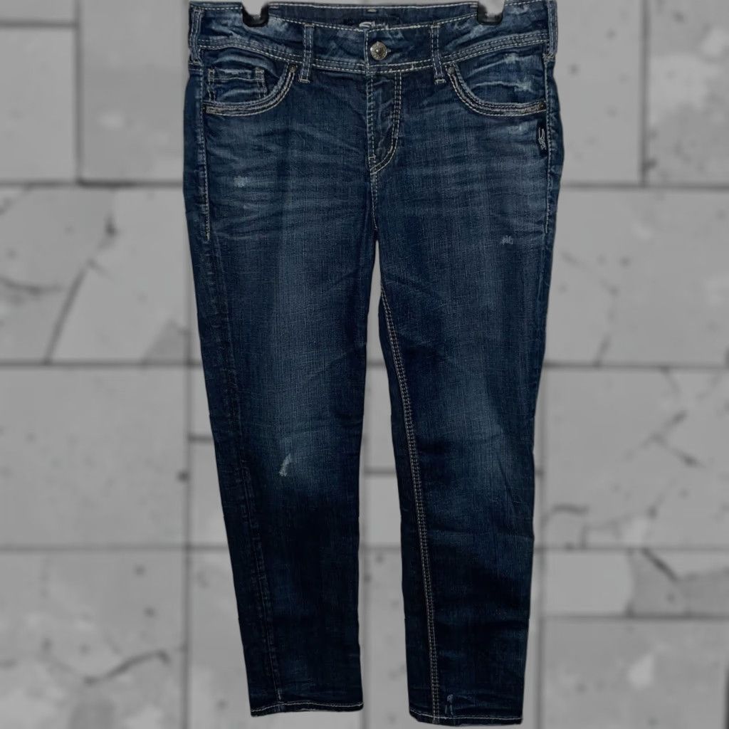 Silver Jeans Co. Silver Jeans Co Suki Slim Boot Jeans Womens 29x33 Blue Size 29" - 1 Thumbnail