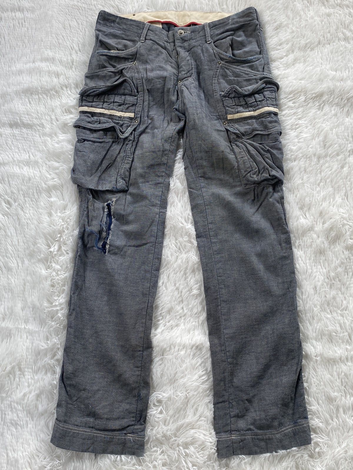 Kiminori Morishita OFFER NOW🔥Kiminori Morishita cargo pants rare Size US 33 - 2 Thumbnail