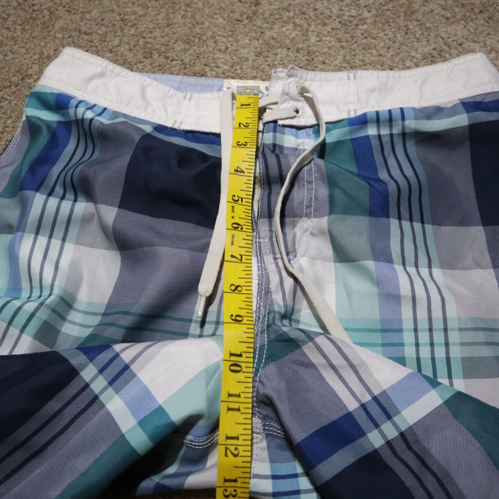 American Eagle Outfitters American Eagle Outfitters Trunks Bottom Mens M Plaid Swim Shorts Multicolor Beach Surfing 90s? Size US 31 - 6 Thumbnail