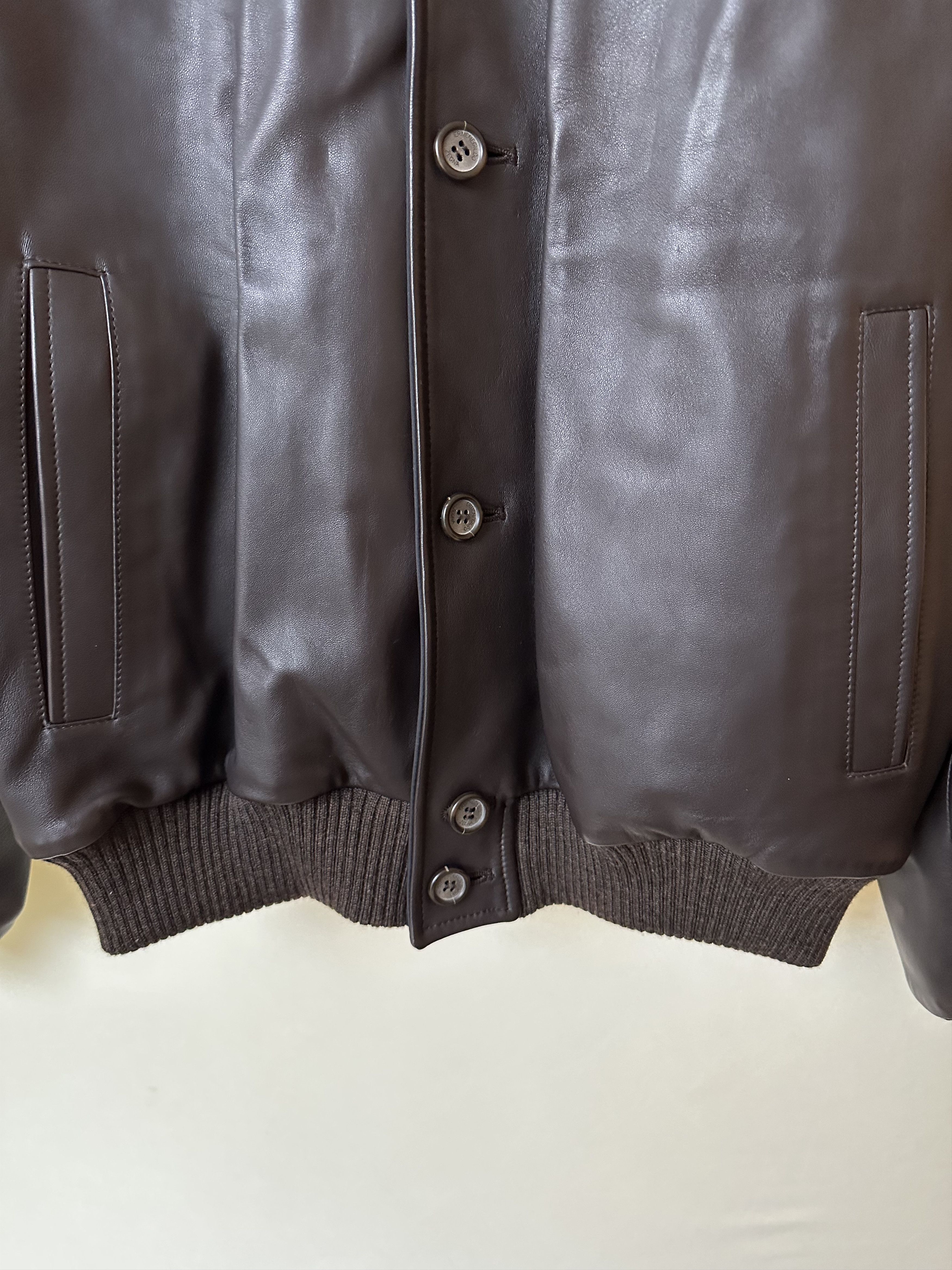 Ermenegildo Zegna Rare Ermenegildo Zegna Viaggio Reversible Leather Jacket Size US L / EU 52-54 / 3 - 11 Thumbnail