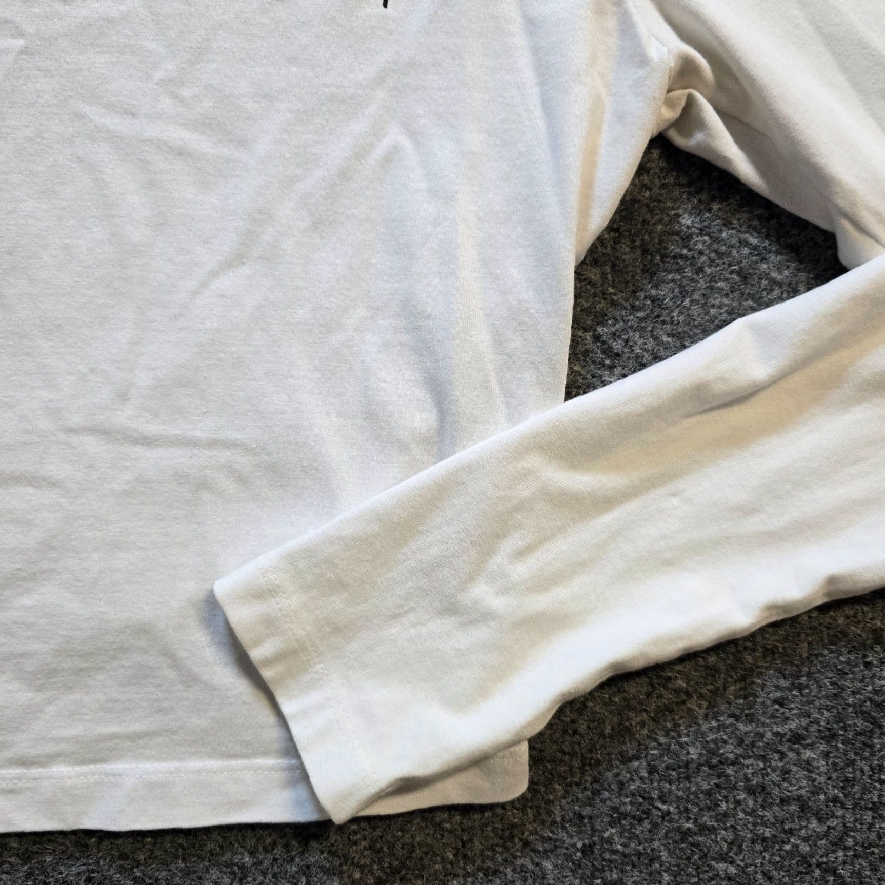 Vintage Alphalete Womens Medium White Lifestyle Fit Long Sleeve Crop T-Shirt Casual Size S / US 4 / IT 40 - 5 Thumbnail
