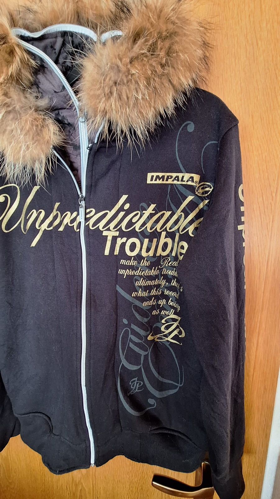 Japanese Brand Japanese Impala Faux Fur Light Zipper Jacket Size US L / EU 52-54 / 3 - 3 Thumbnail