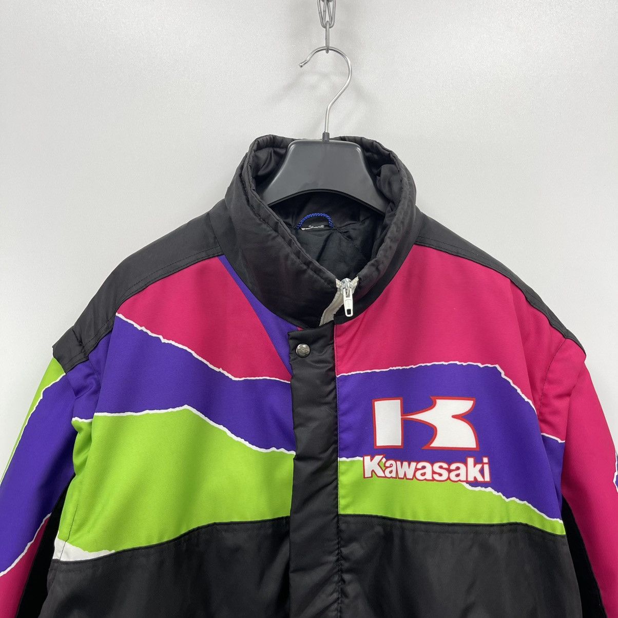 Vintage Kawasaki Racing Team 90’s Vintage Transformer Jacket Rare Size US XL / EU 56 / 4 - 2 Thumbnail