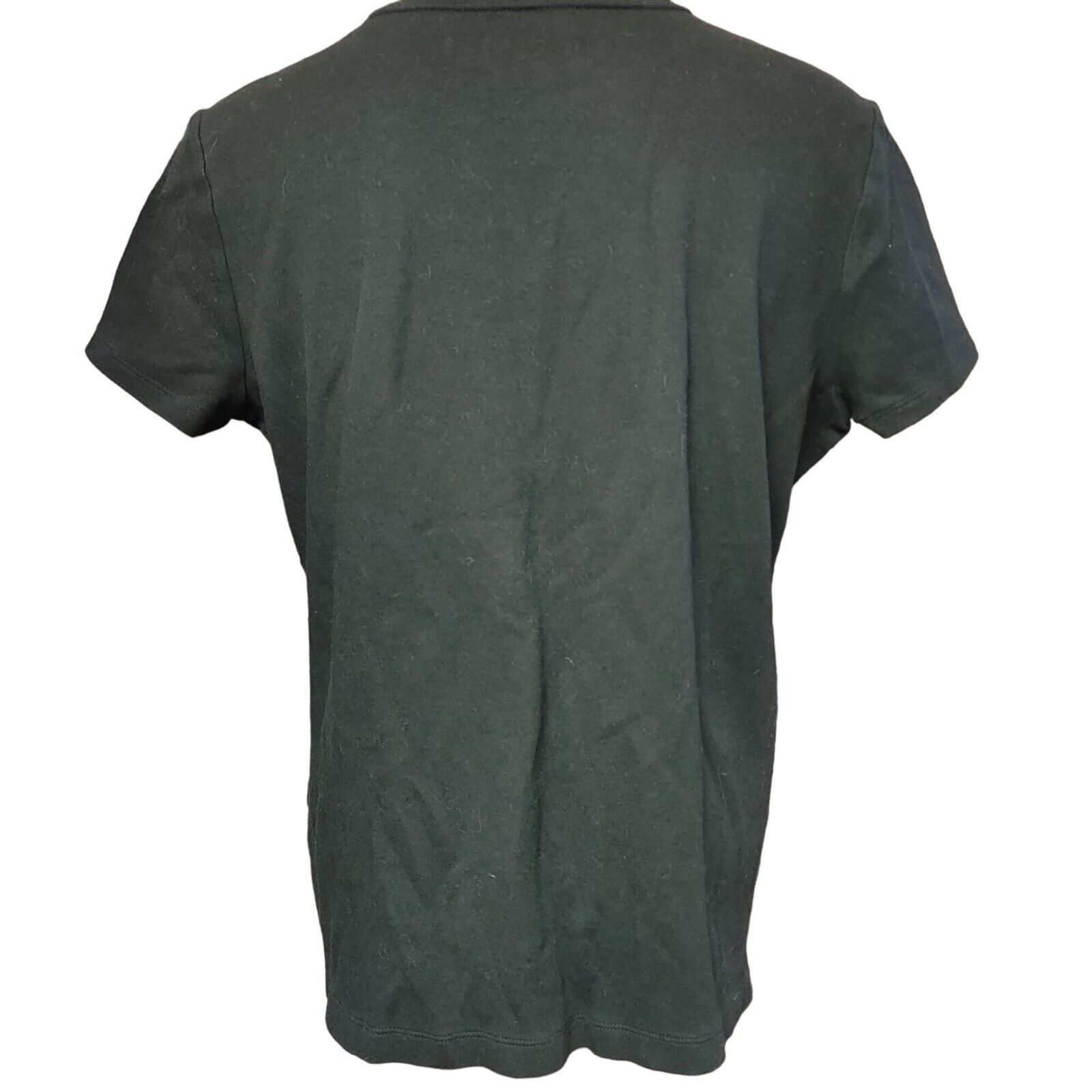 Croft & Barrow Croft & Barrow Women Black ShortSleeve CrewNeck Basic Tee XL Size XL / US 12-14 / IT 48-50 - 2 Thumbnail