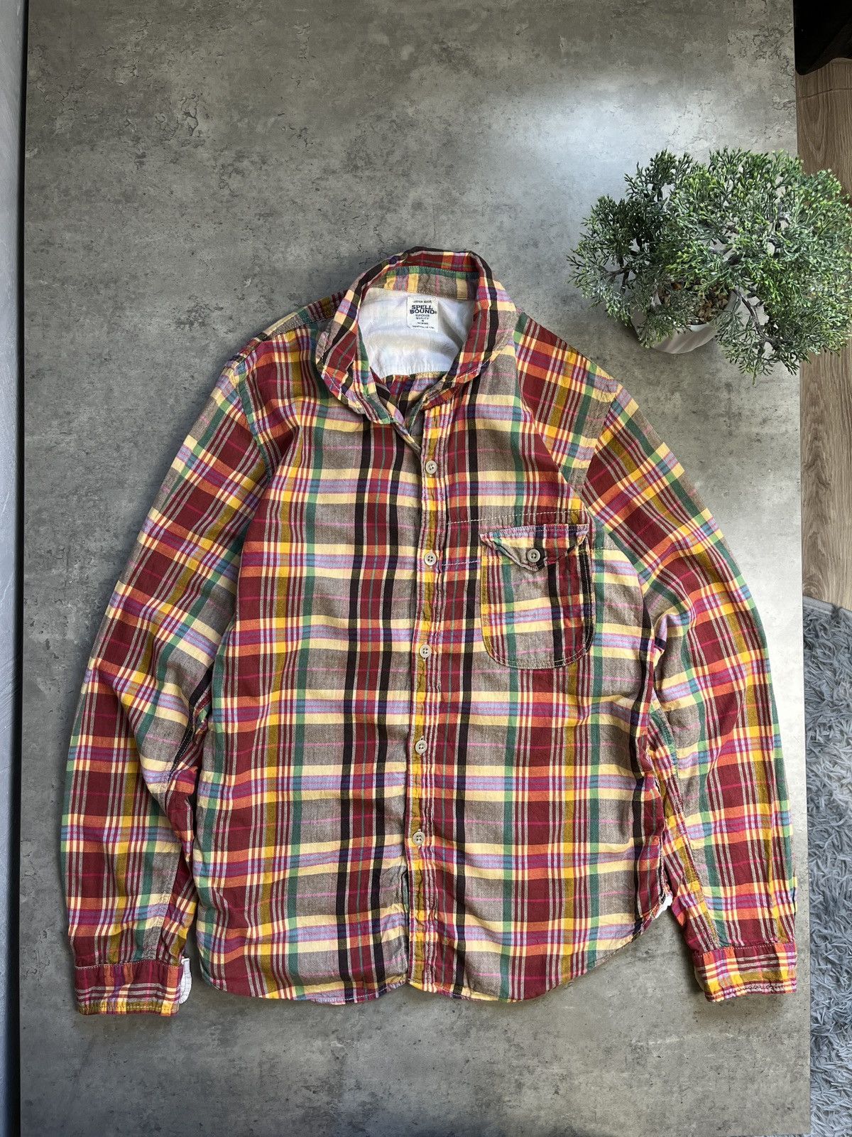 Spellbound Spell Bound Japan Mens Flannel Plaid Shirt Size US M / EU 48-50 / 2 - 1 Thumbnail