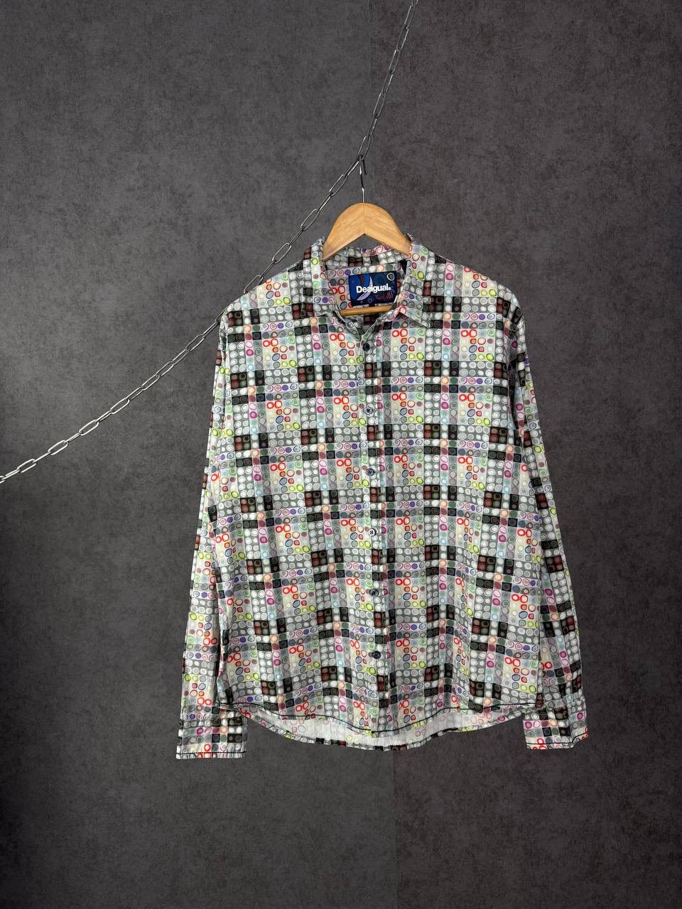 Desigual Desigual designer art crazy shirt Size US XL / EU 56 / 4 - 1 Thumbnail