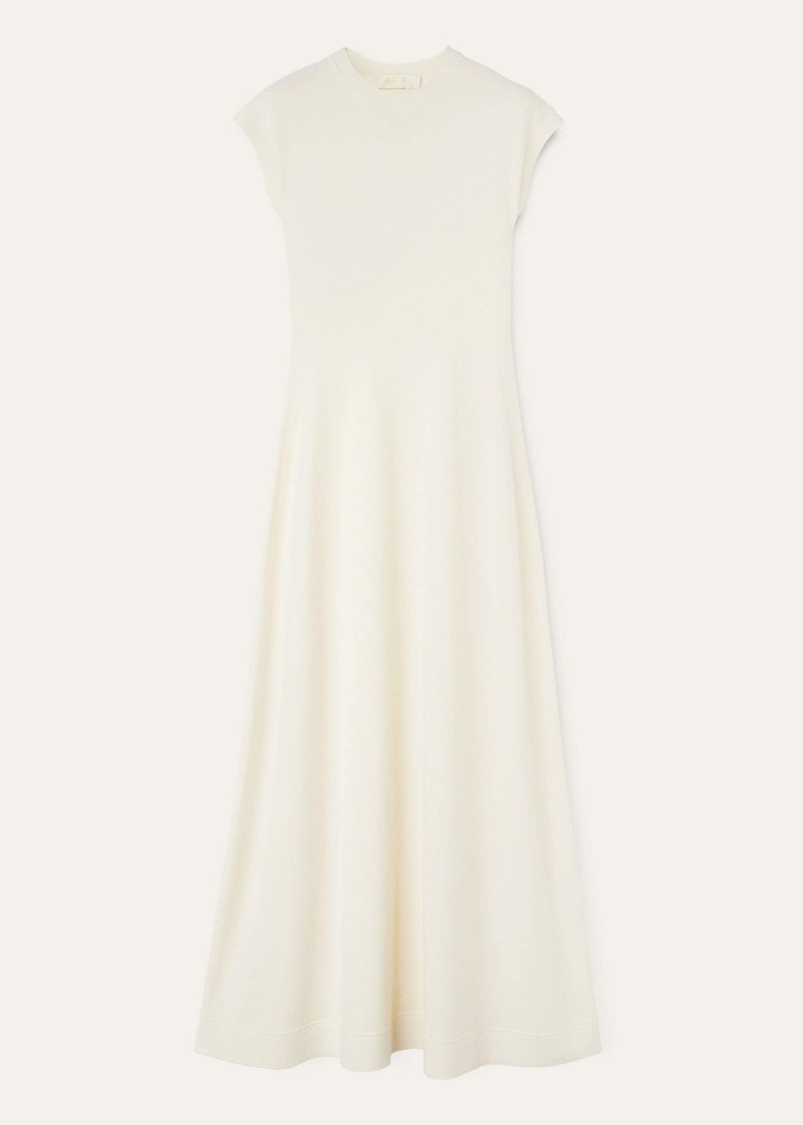 Loro Piana o1srvl11e1125 FAO4533 Cocooning Dreamy Soft Dress in White Size XS / US 0-2 / IT 36-38 - 1 Thumbnail