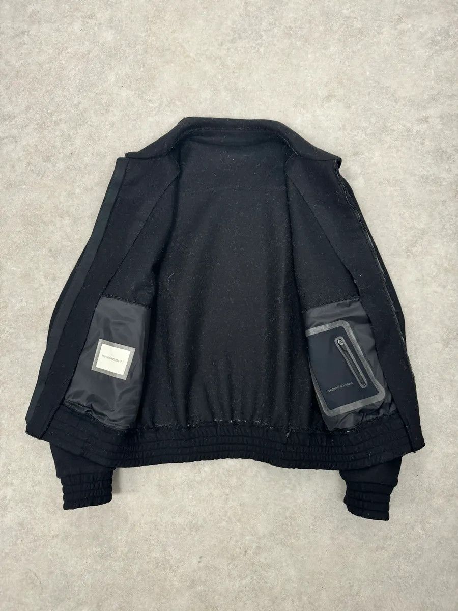 Emporio Armani 2010s Emporio Armani Tactical Black Cozy Bomber Jacket Size US M / EU 48-50 / 2 - 5 Thumbnail