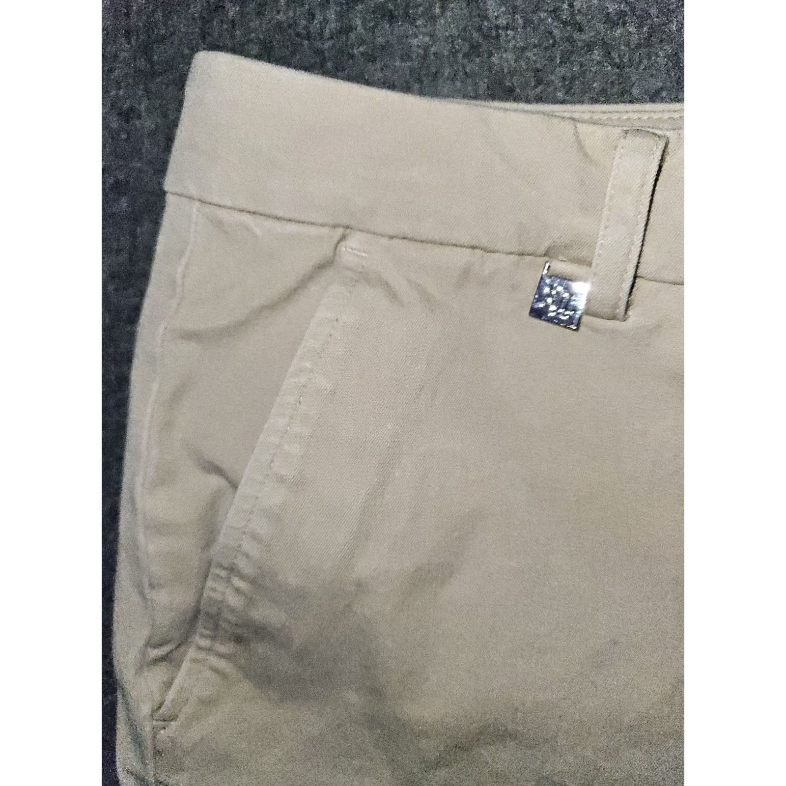 Ralph Lauren Lauren Ralph Lauren Bermuda Shorts Women's 12 Beige Mid Rise Stretch Preppy Size 34" / US 12 / IT 48 - 6 Thumbnail