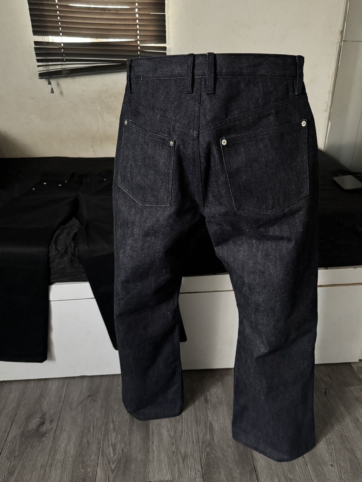 If Six Was Nine × No Faith Studios × Tornado Mart DOOF.YOUTH 19oz INDIGO SELVEDGE DENIM Size US 32 / EU 48 - 9 Thumbnail