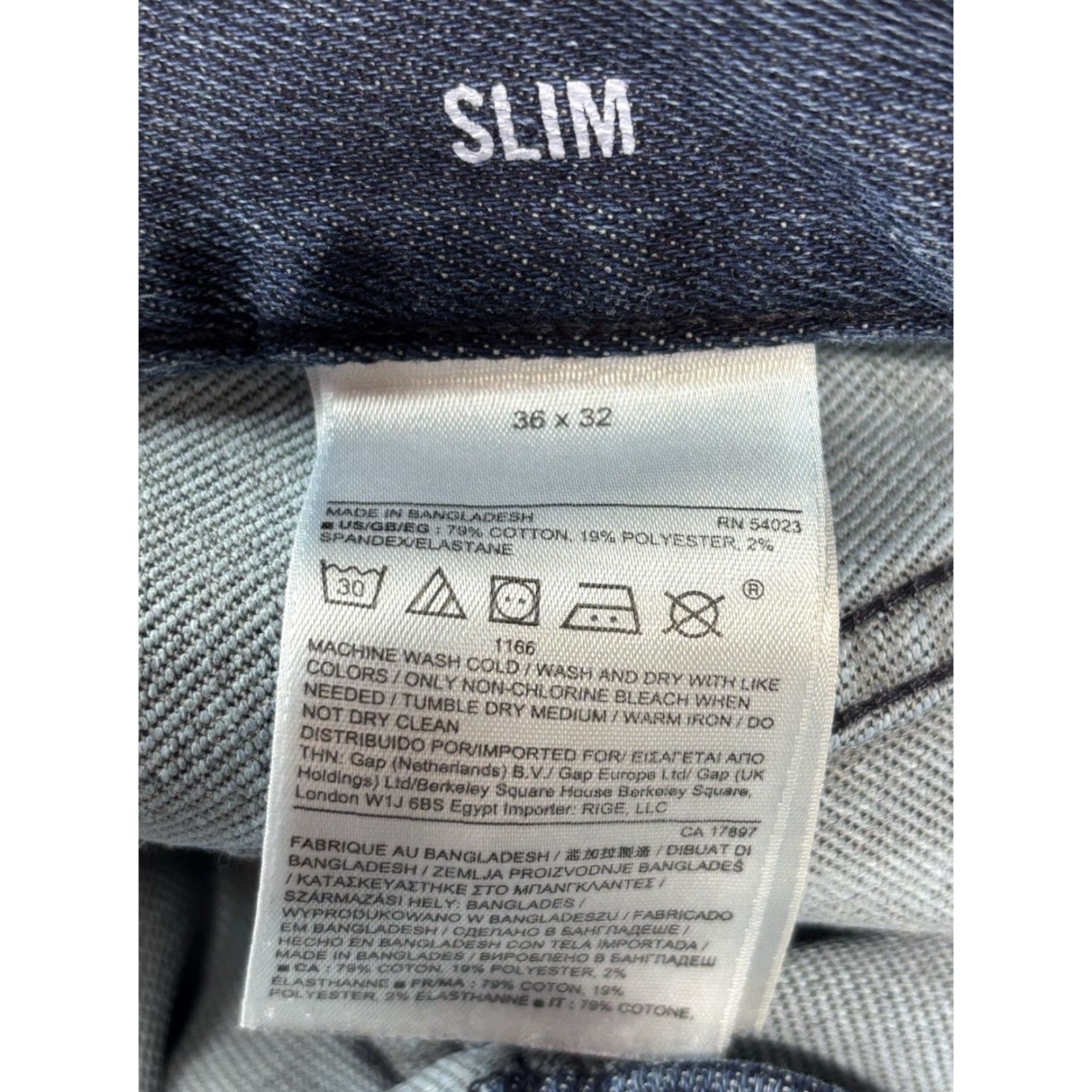 Banana Republic Banana Republic Jeans Men 36x32 Athletic Denim Blue Cotton Stretch 5-Pocket Distressed Knee Mens Size US 36 / EU 52 - 6 Thumbnail
