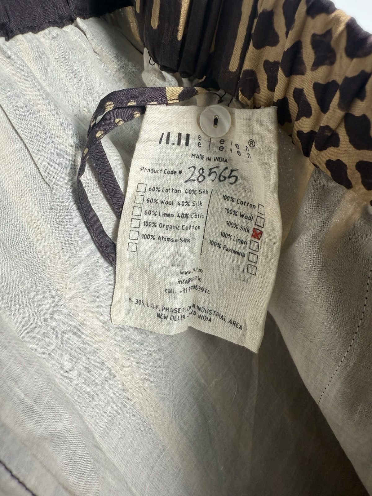 11.11 / eleven eleven 11.11 / eleven eleven Silk Shorts Size US 32 / EU 48 - 4 Thumbnail