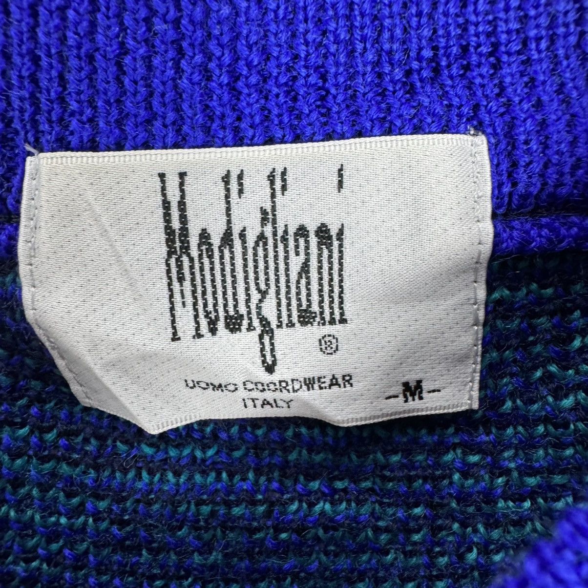 Aran Isles Knitwear ☀️MODIGLIANI ITALY KNITWEAR PAISLEY SWEATER LIKE COOGI Size US M / EU 48-50 / 2 - 8 Thumbnail