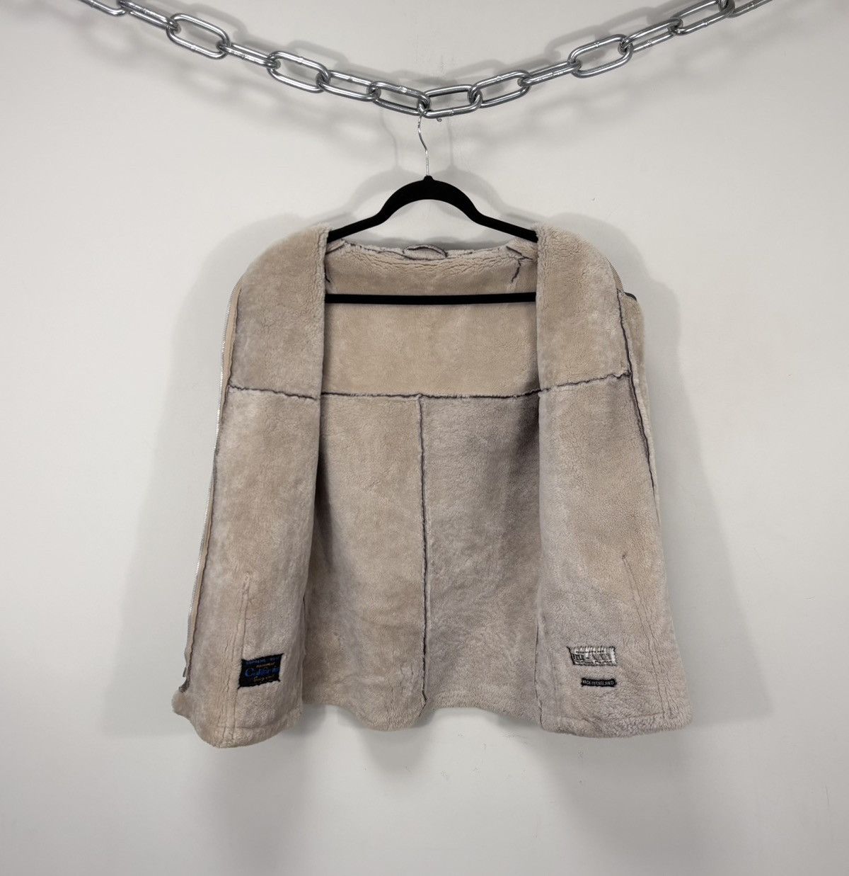 Other Vintage Californian Spring Lamb Leather Sheepskin Jacket Size M / US 6-8 / IT 42-44 - 3 Thumbnail