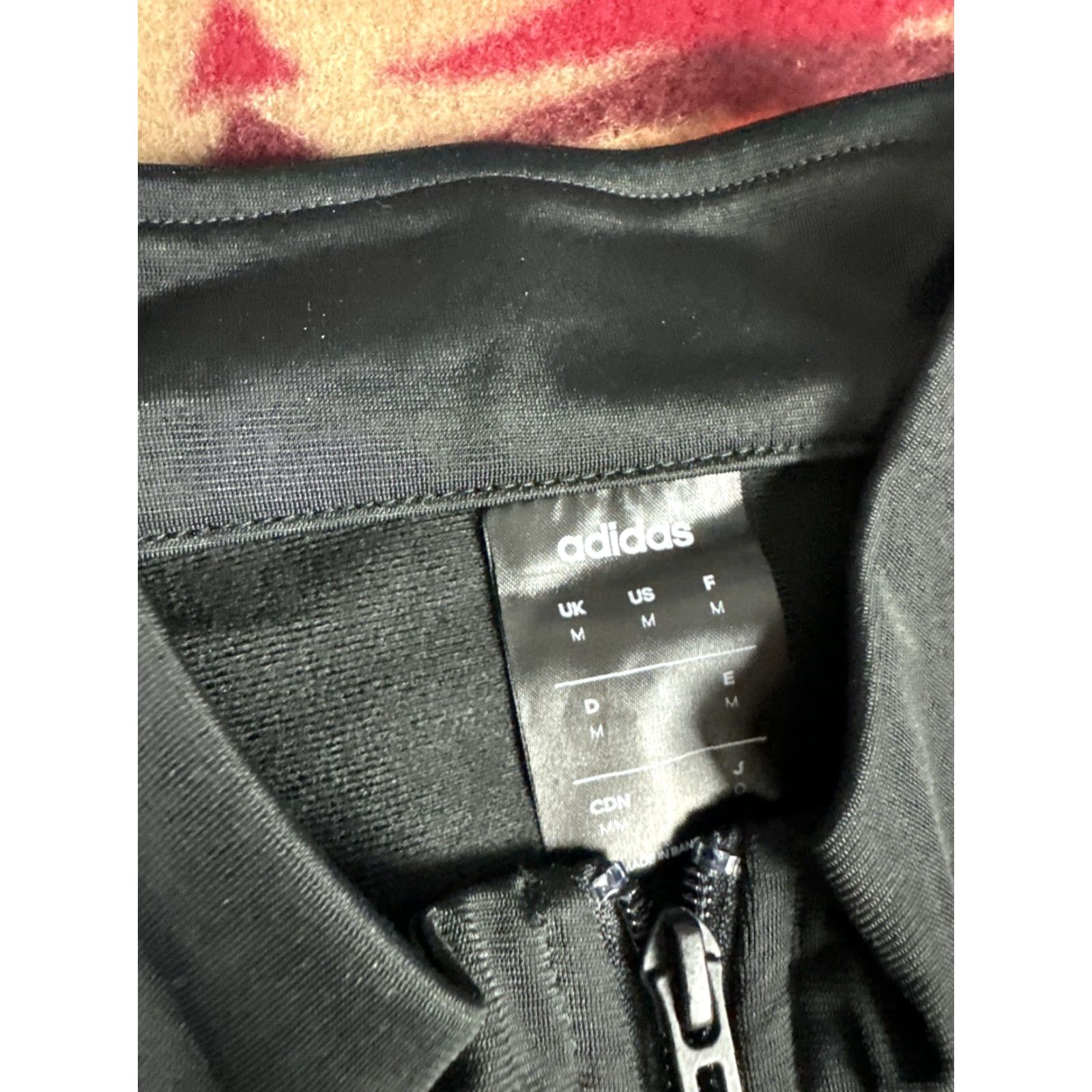 Adidas Adidas Track Jacket Black Mens M Full Zip Bomber Jacket Size US M / EU 48-50 / 2 - 2 Thumbnail