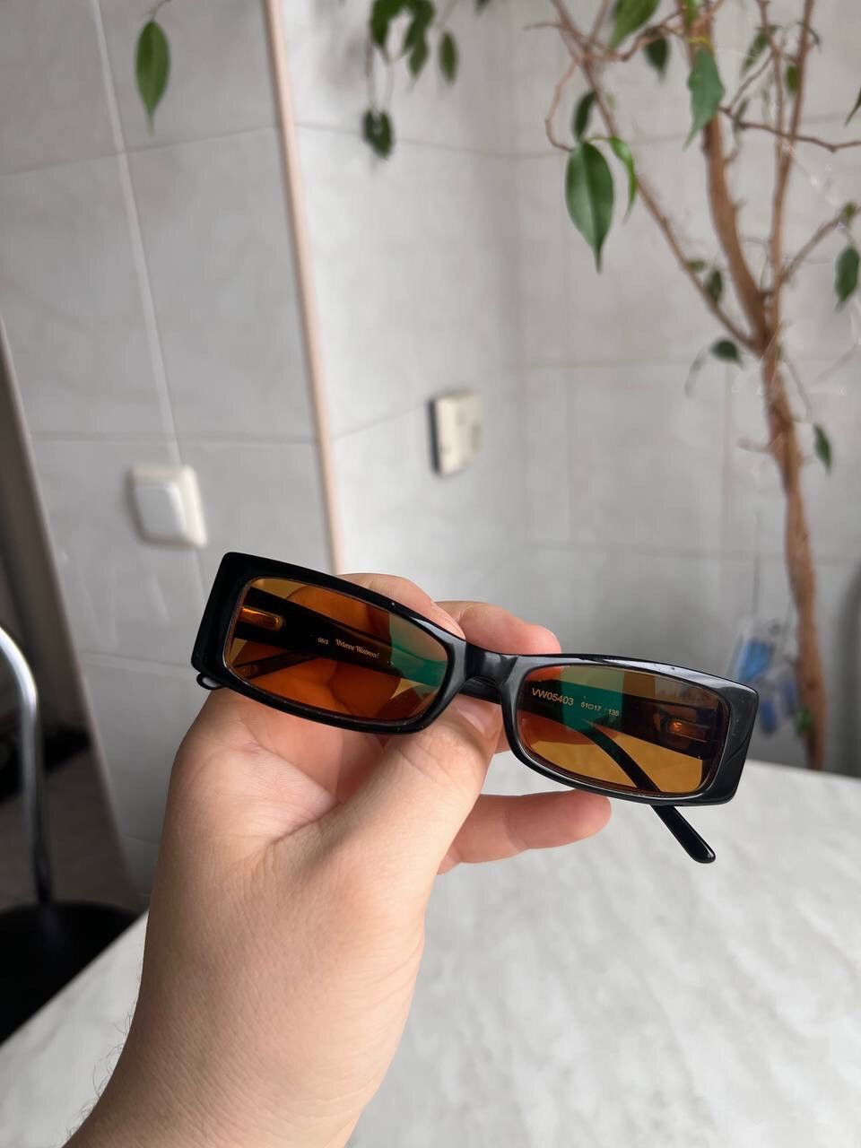 Vivienne Westwood Vivienne Westwood Vintage Shine Glitter Frame Eyeglasses Y2K Size ONE SIZE - 14 Thumbnail