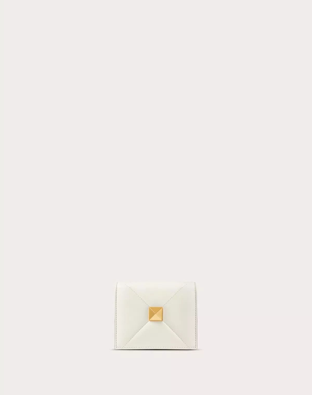 Valentino o1s1wg110625 Size: OS/Roman Stud Wallet in White Size ONE SIZE - 1 Thumbnail