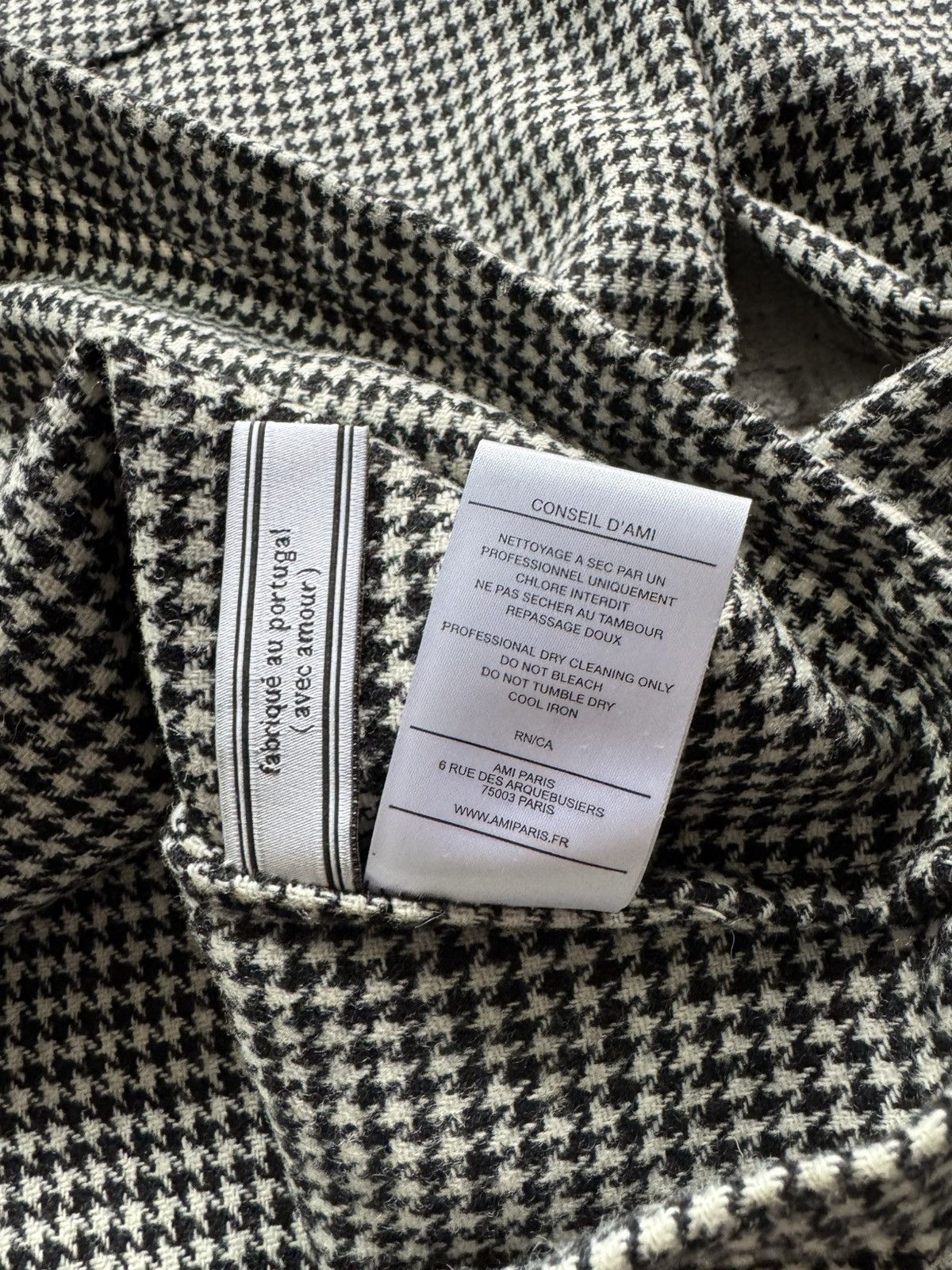 AMI Ami Houndstooth overshirt Size M/L Size US M / EU 48-50 / 2 - 8 Thumbnail