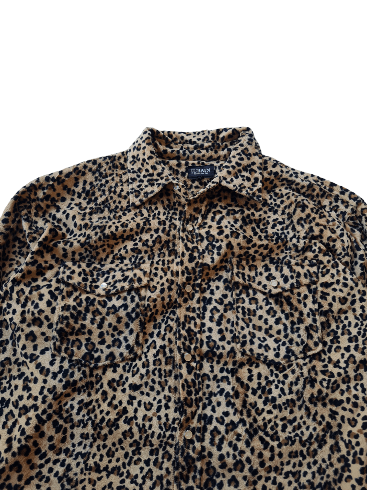 Japanese Brand × Vintage Vintage Jubain Jacket Cheetah Design Size L / US 10 / IT 46 - 3 Thumbnail