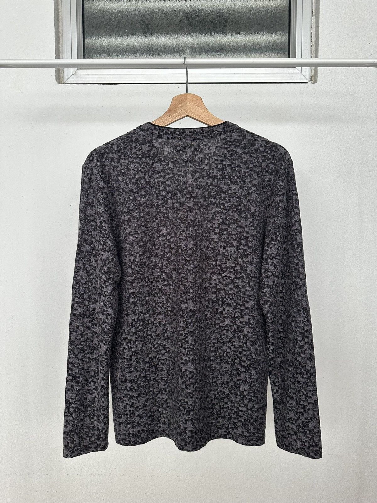 semanticdesign 2000s Semantic Design jacquard long sleeve Size US L / EU 52-54 / 3 - 8 Thumbnail