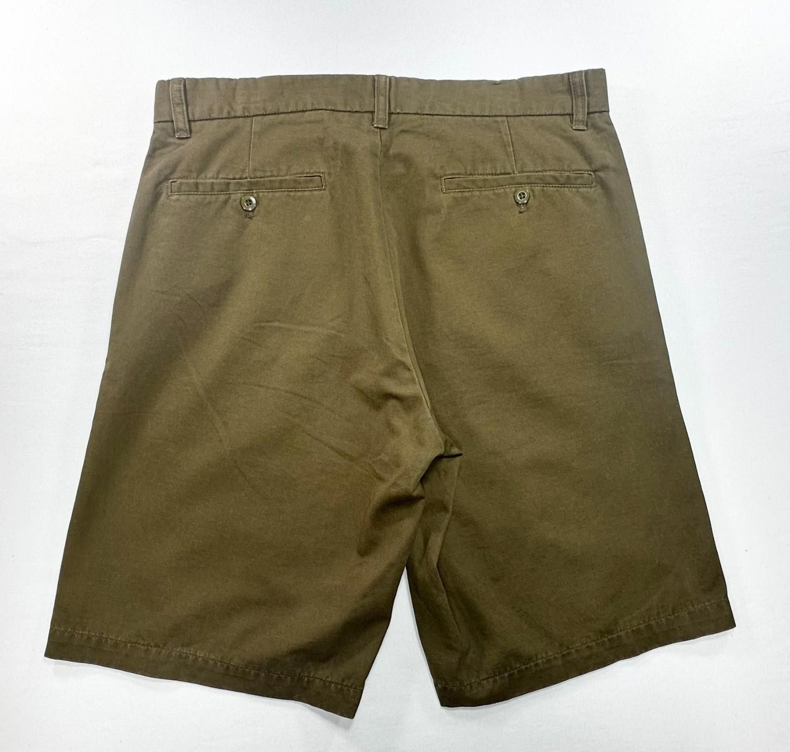 Only NY Only NY Flat Front Chino Shorts Mens Army Green 32 Size US 32 / EU 48 - 2 Thumbnail