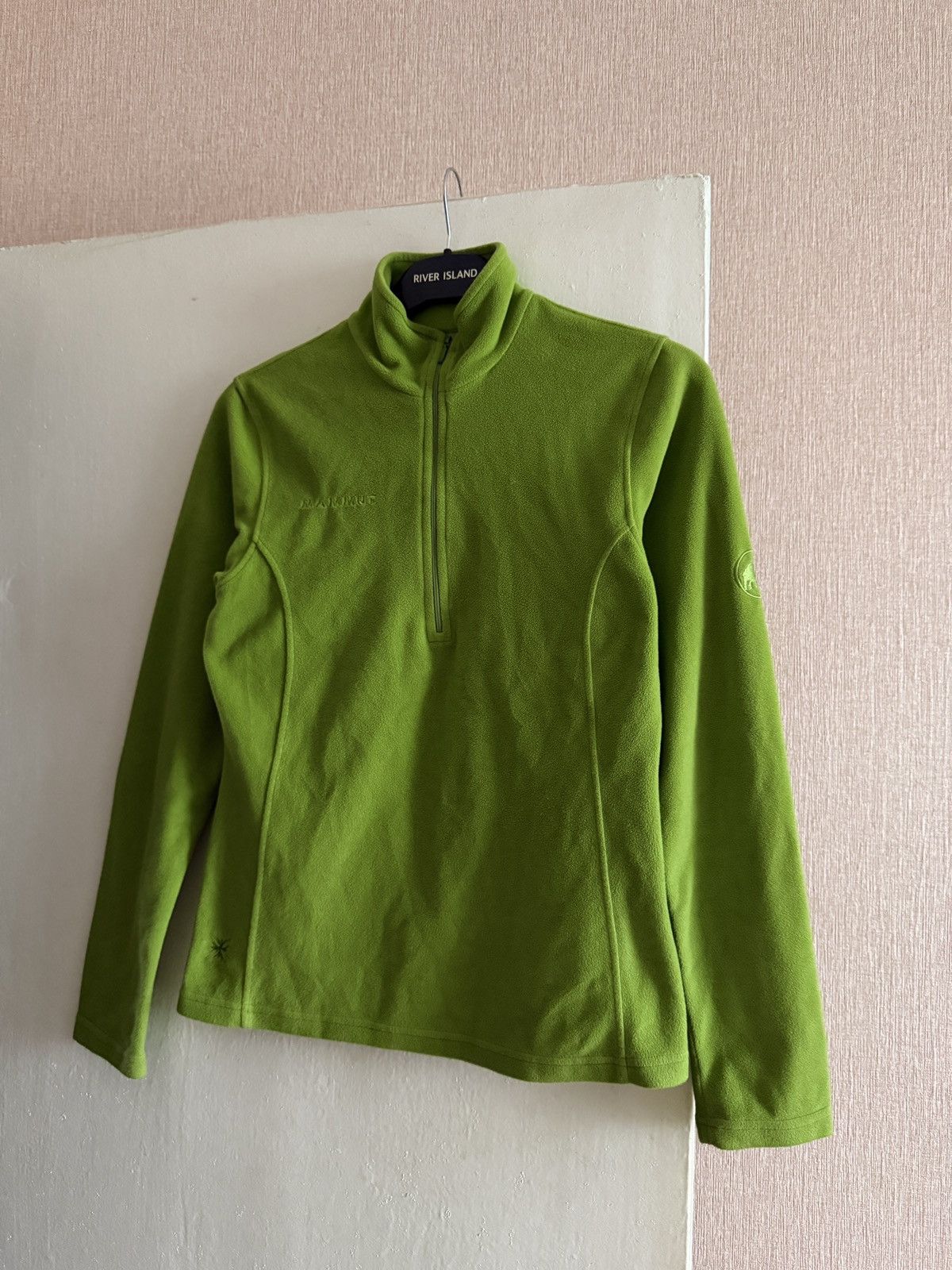 Mammut Vintage Mammut Green Fleece Pullover 1/2 Zip Jacket Women’s Size M / US 6-8 / IT 42-44 - 2 Thumbnail