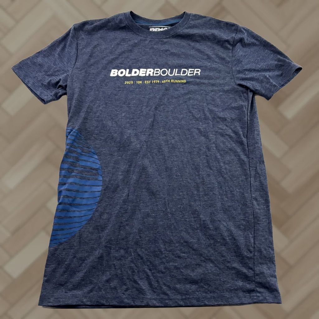Vintage Bolder Boulder 10k 2025 Short Sleeve T-Shirt Men's S Blue Shirt Men XS- Short Sleeve T Shirt/Blue Size US S / EU 44-46 / 1 - 1 Thumbnail