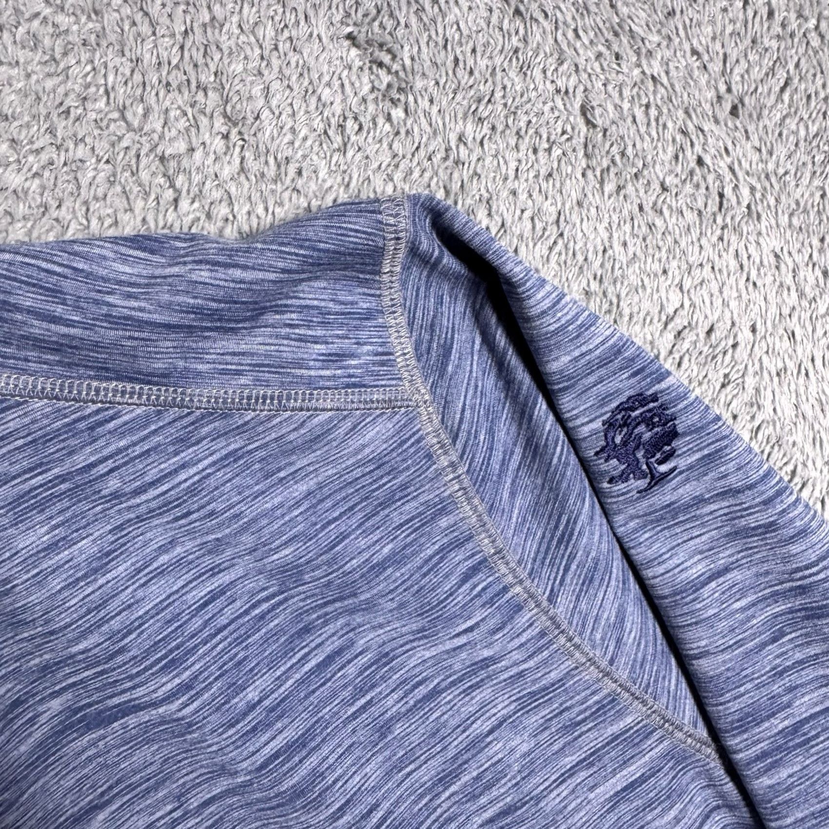 johnnie-O johnnie-O Jacket Mens XL Full Zip Tech Heather Seqouia Lake Blue JMJK1890 Size US XL / EU 56 / 4 - 6 Thumbnail